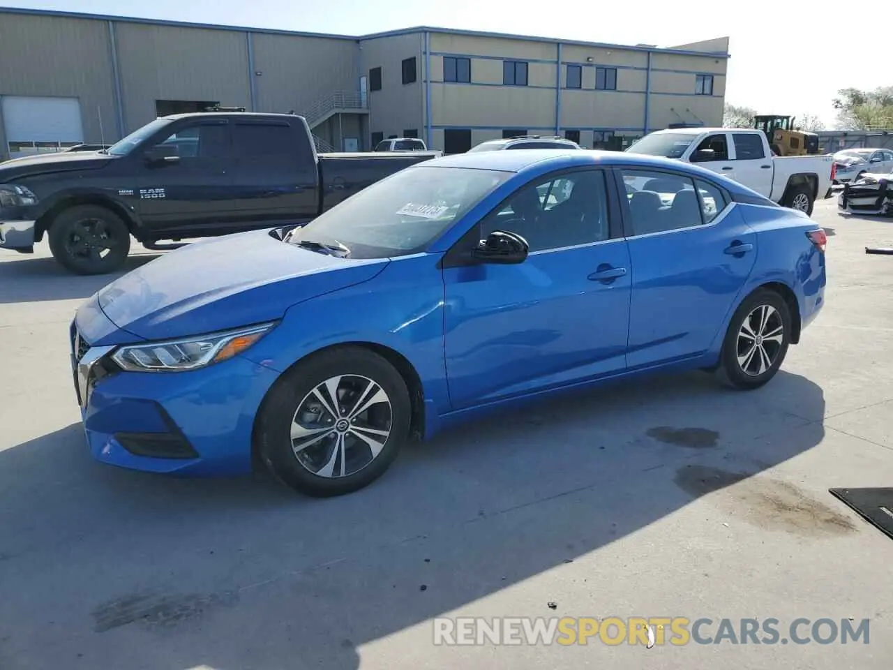 1 Photograph of a damaged car 3N1AB8CV7MY291907 NISSAN SENTRA 2021