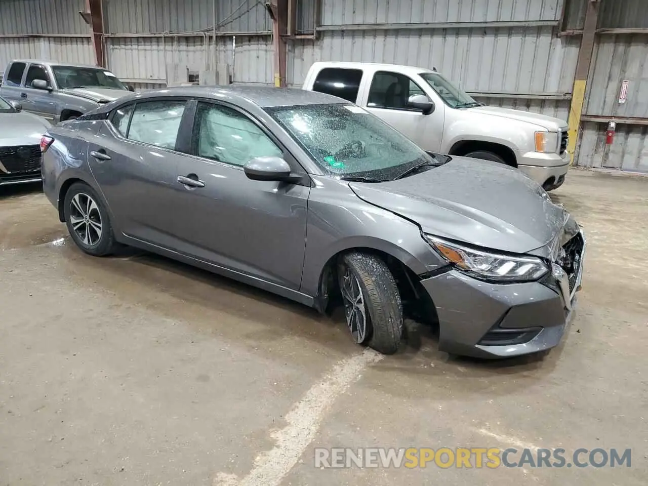 4 Photograph of a damaged car 3N1AB8CV7MY293379 NISSAN SENTRA 2021