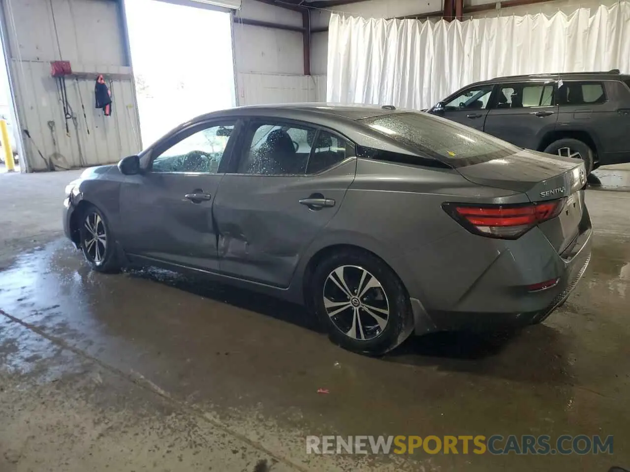 2 Photograph of a damaged car 3N1AB8CV7MY302596 NISSAN SENTRA 2021