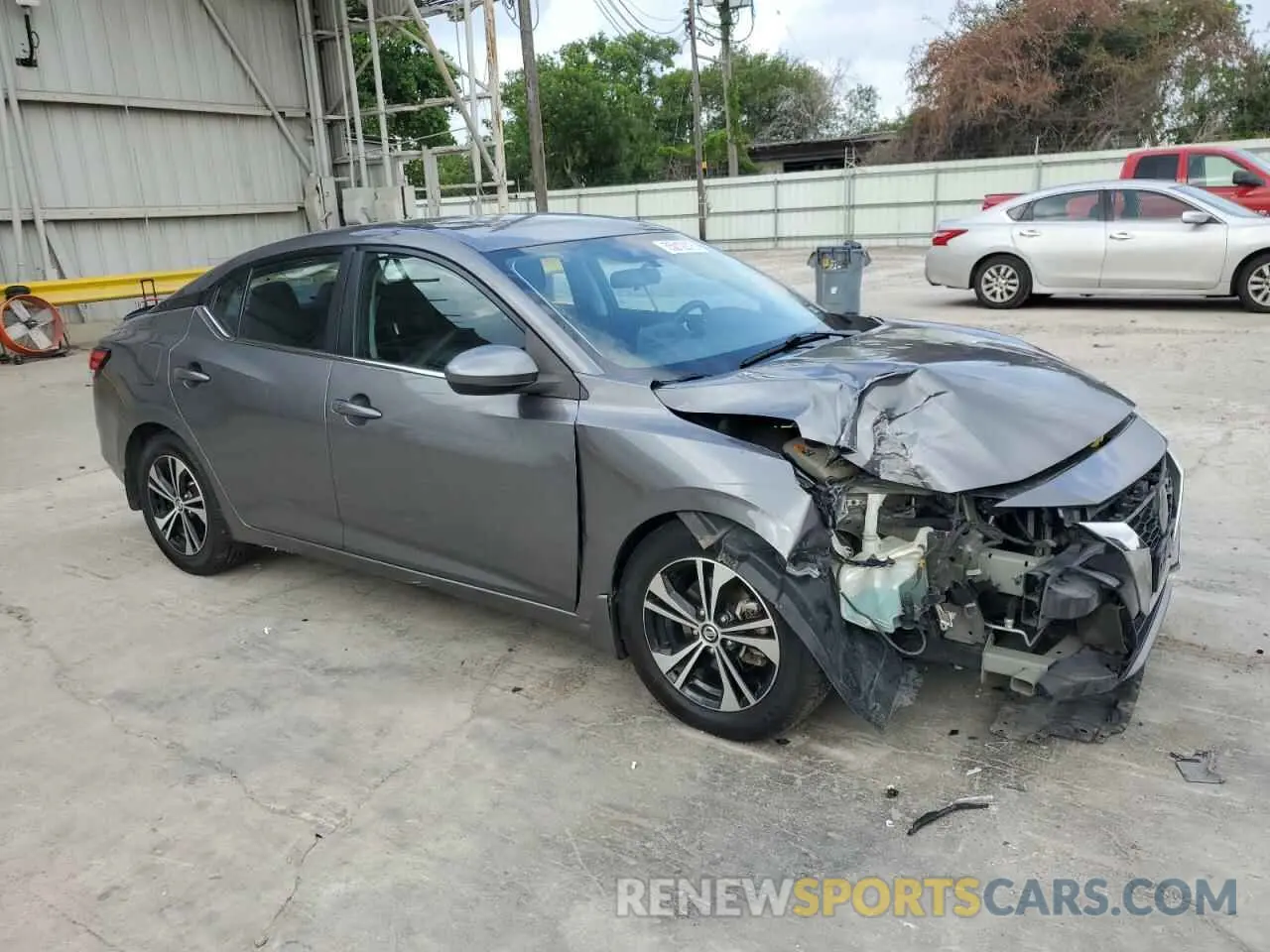 4 Photograph of a damaged car 3N1AB8CV7MY303151 NISSAN SENTRA 2021