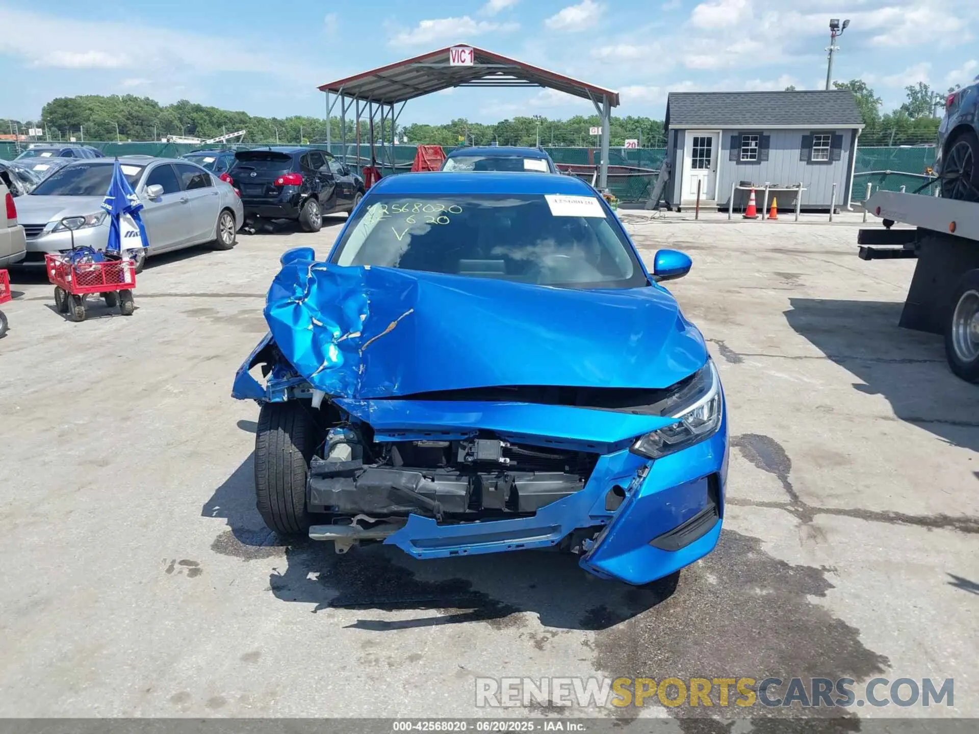 11 Photograph of a damaged car 3N1AB8CV7MY307510 NISSAN SENTRA 2021