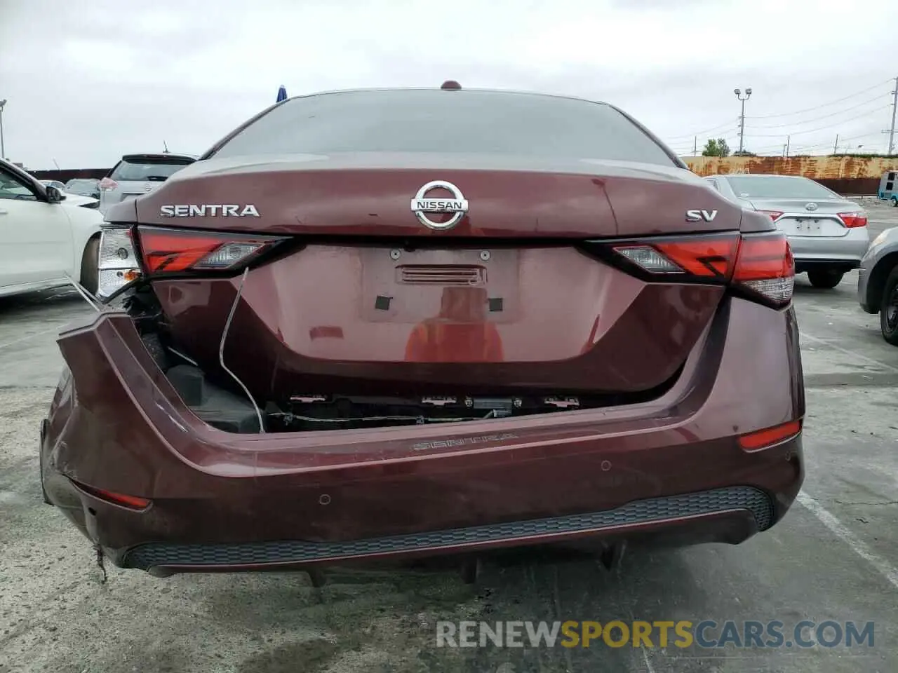 6 Photograph of a damaged car 3N1AB8CV7MY329815 NISSAN SENTRA 2021