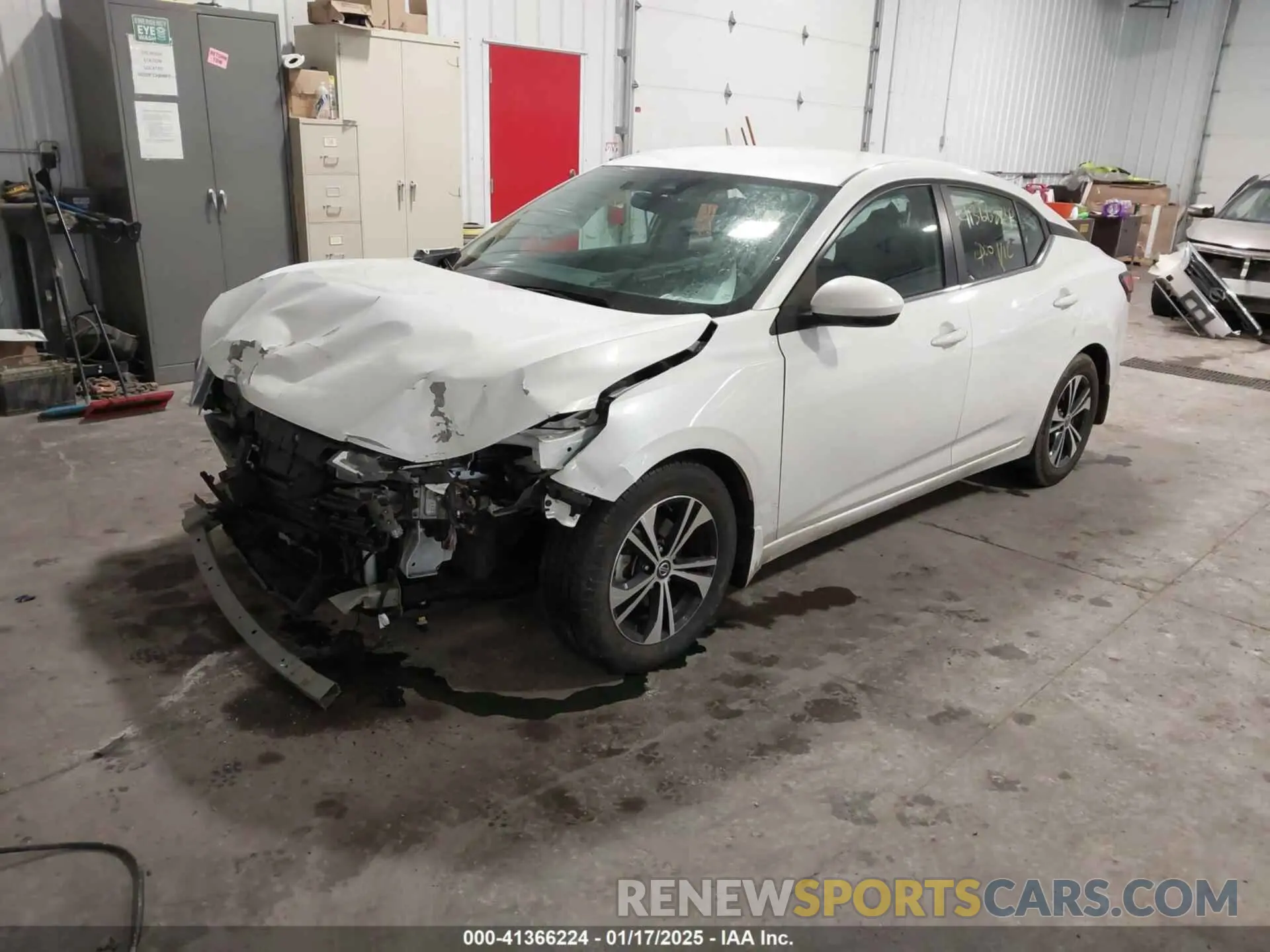 2 Photograph of a damaged car 3N1AB8CV8MY207495 NISSAN SENTRA 2021