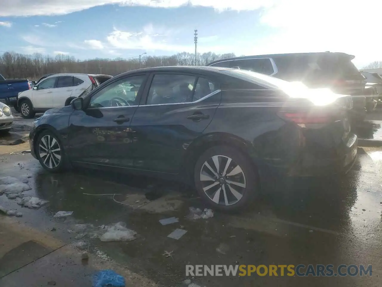 2 Photograph of a damaged car 3N1AB8CV8MY216374 NISSAN SENTRA 2021