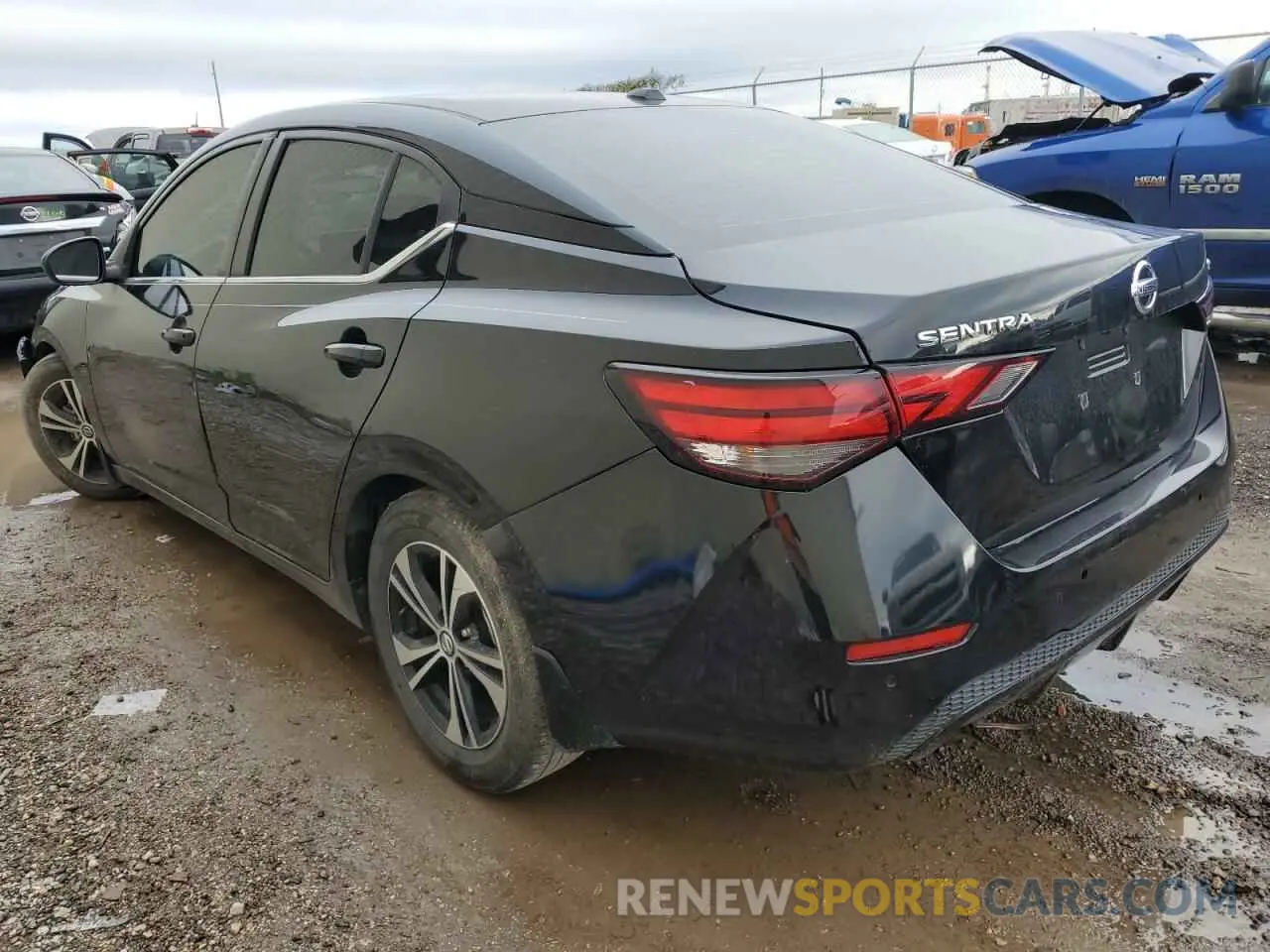 2 Photograph of a damaged car 3N1AB8CV8MY239136 NISSAN SENTRA 2021
