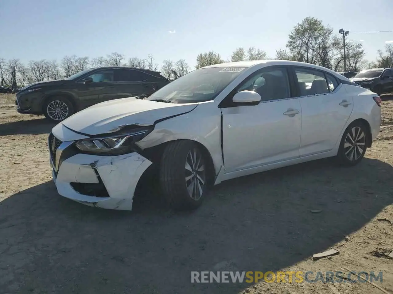 1 Photograph of a damaged car 3N1AB8CV8MY242411 NISSAN SENTRA 2021
