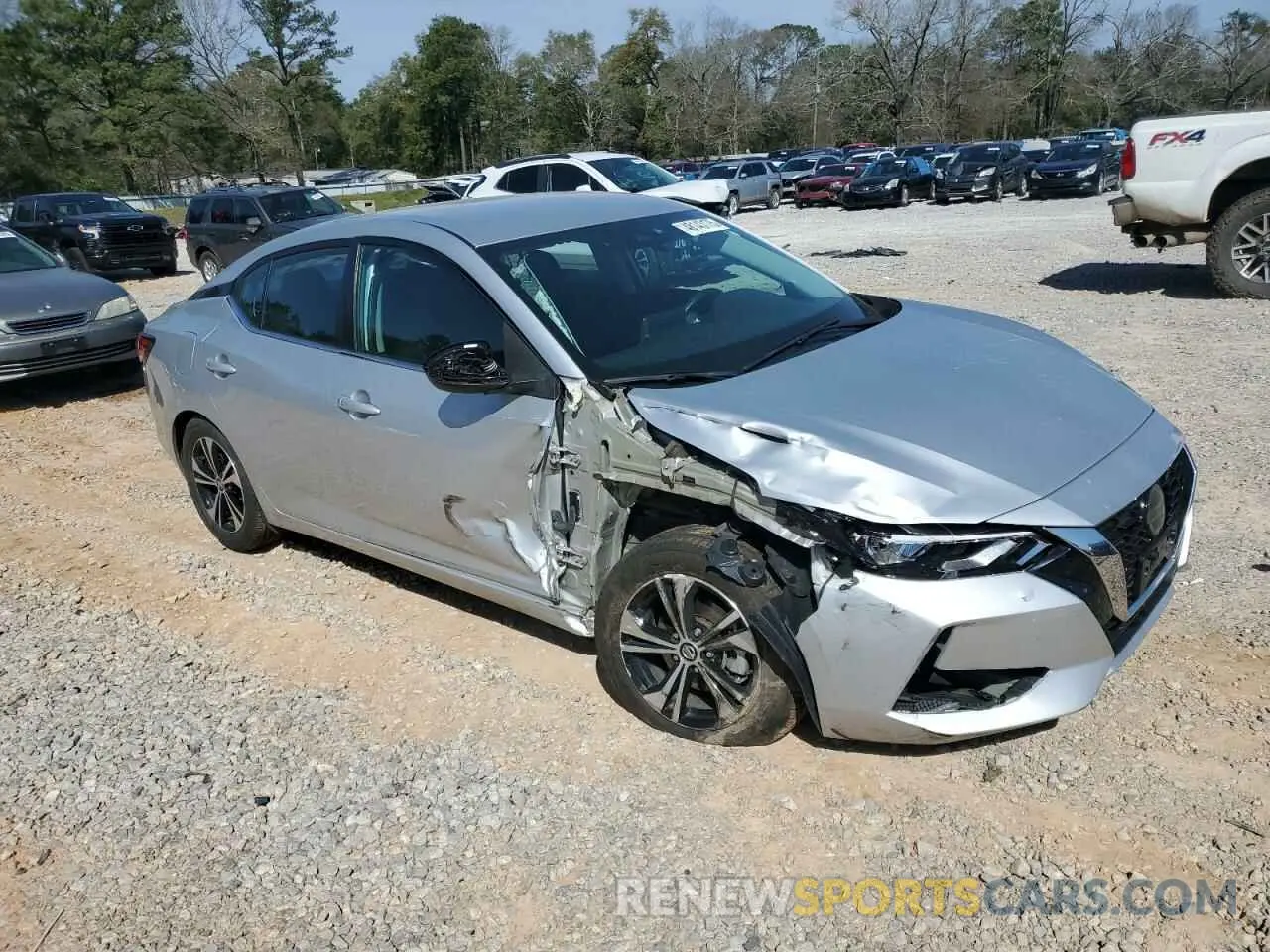 4 Photograph of a damaged car 3N1AB8CV8MY253389 NISSAN SENTRA 2021