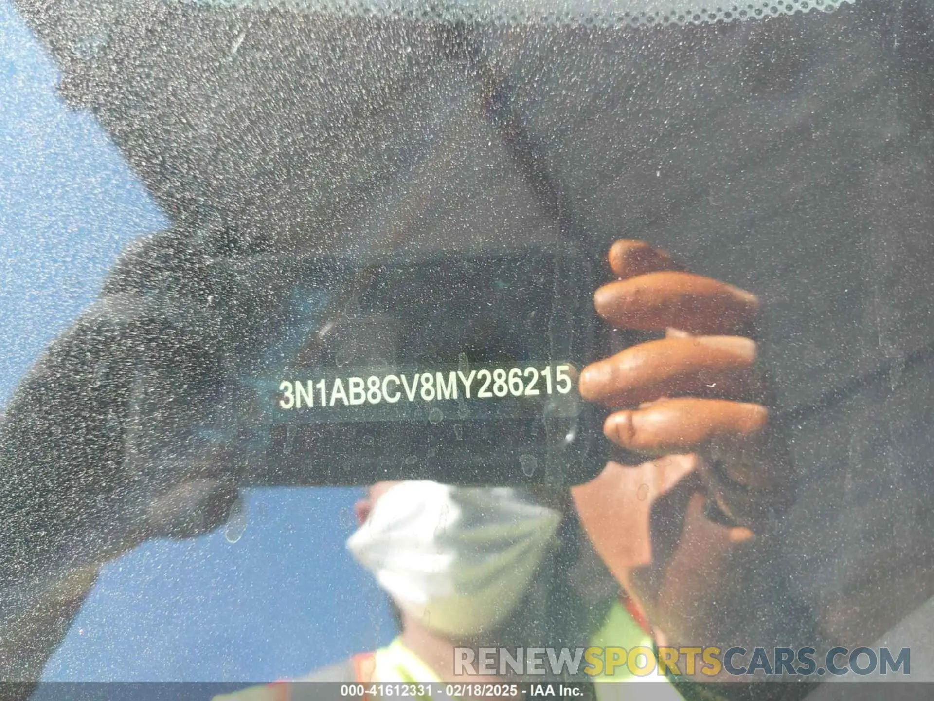 9 Photograph of a damaged car 3N1AB8CV8MY286215 NISSAN SENTRA 2021