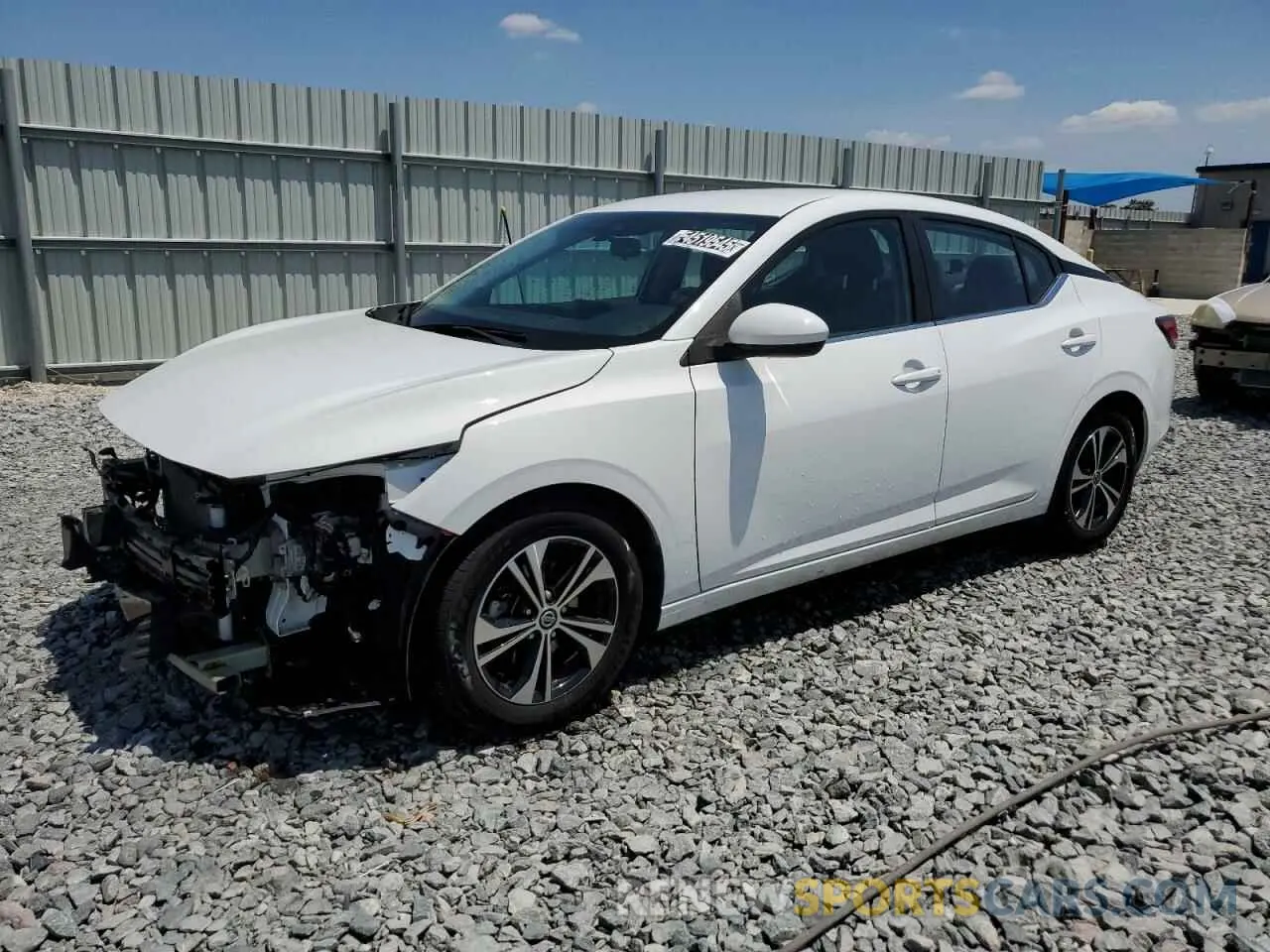 1 Photograph of a damaged car 3N1AB8CV8MY293424 NISSAN SENTRA 2021