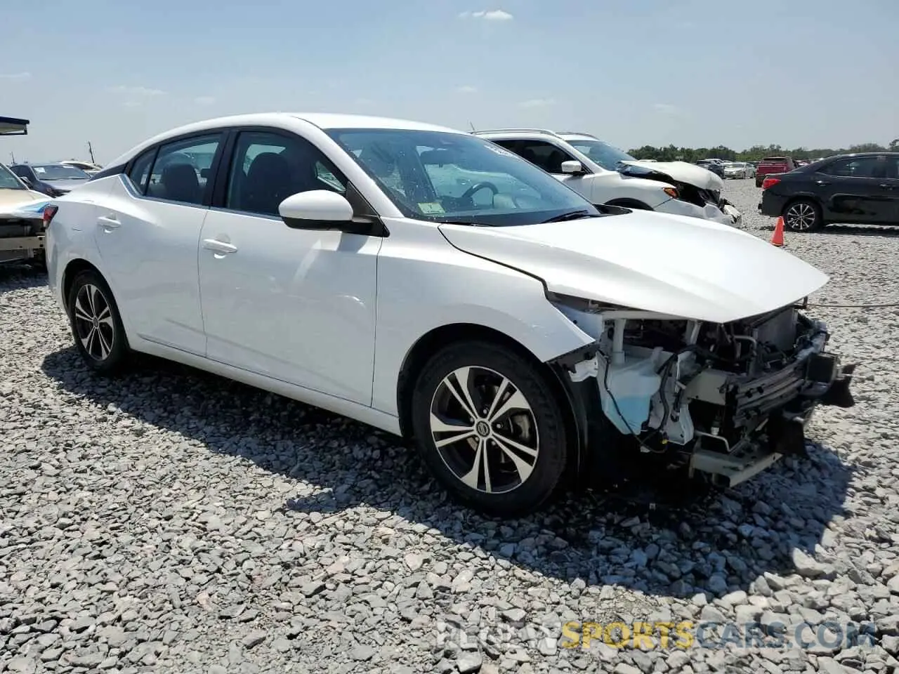 4 Photograph of a damaged car 3N1AB8CV8MY293424 NISSAN SENTRA 2021