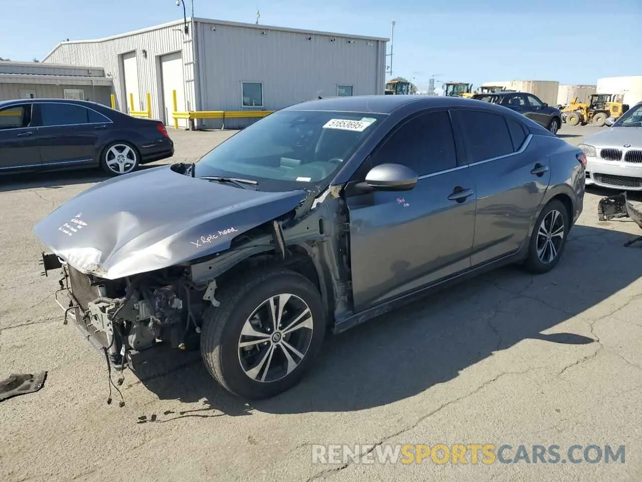 1 Photograph of a damaged car 3N1AB8CV8MY294640 NISSAN SENTRA 2021