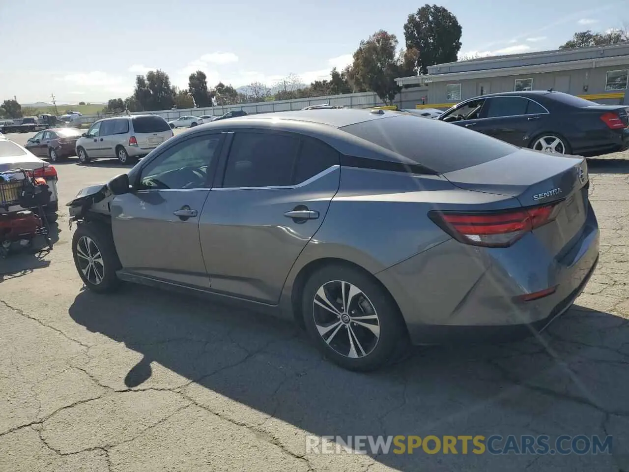 2 Photograph of a damaged car 3N1AB8CV8MY294640 NISSAN SENTRA 2021