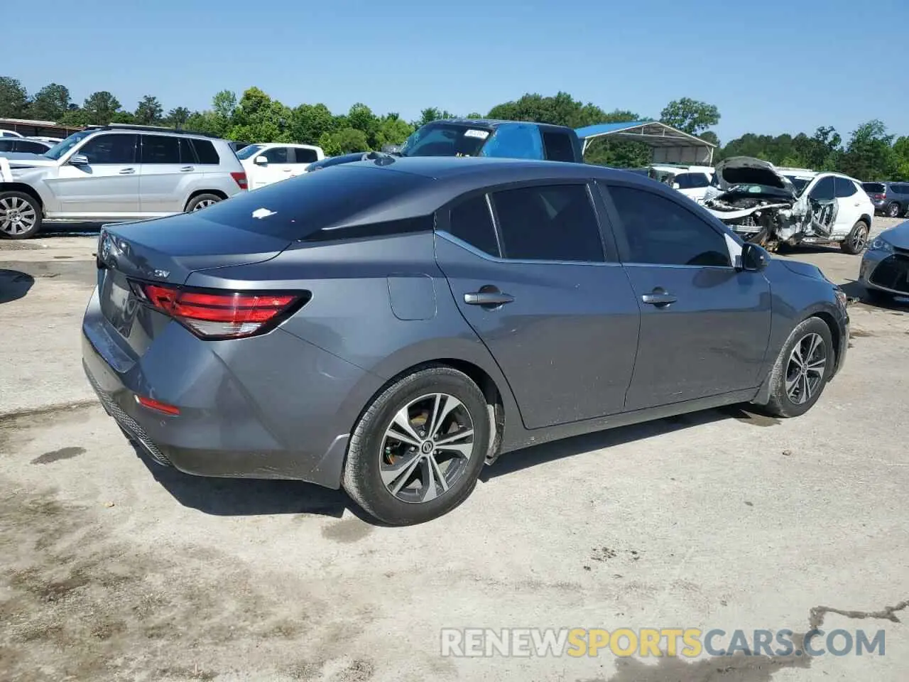 3 Photograph of a damaged car 3N1AB8CV8MY303207 NISSAN SENTRA 2021