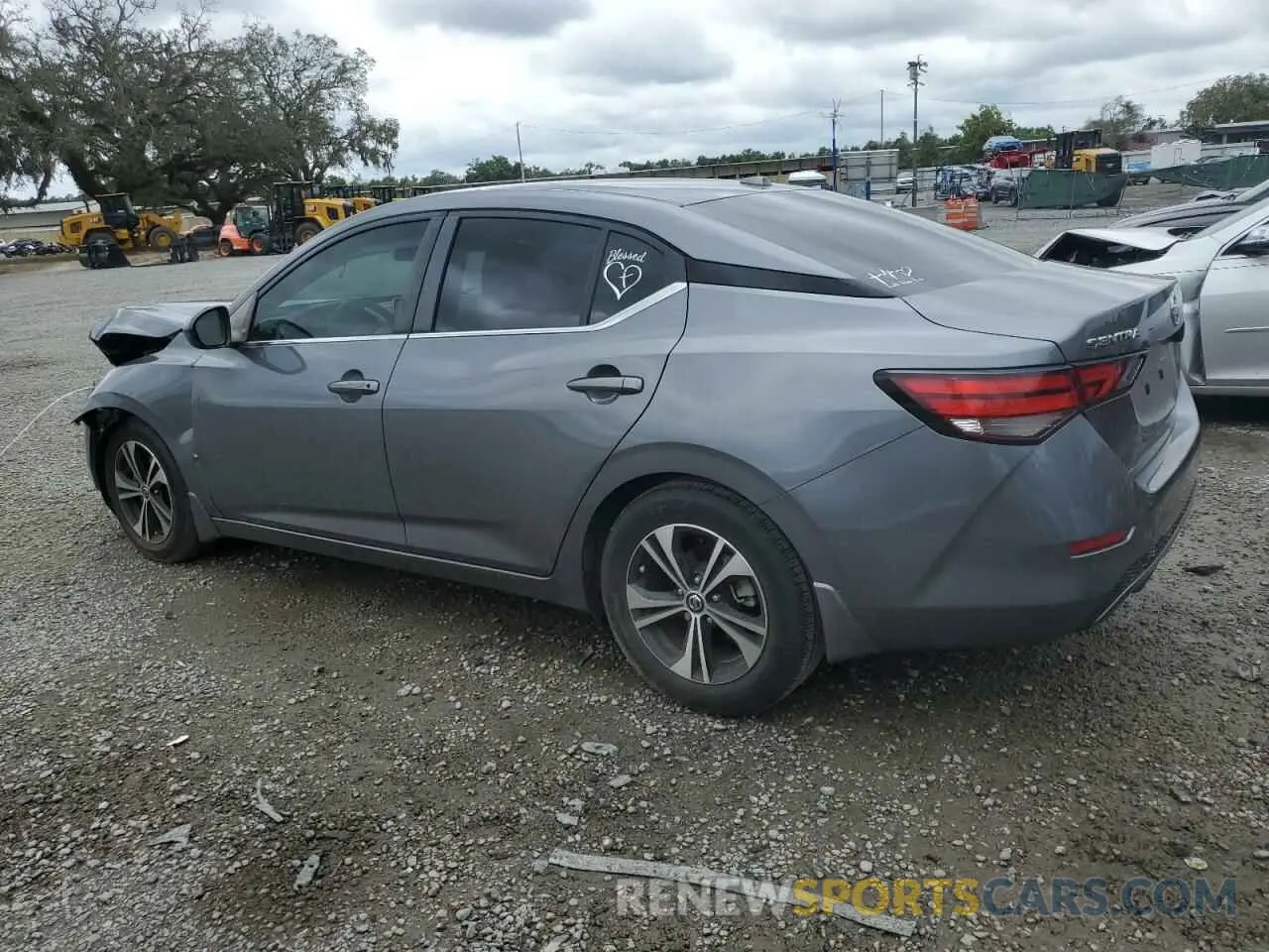 2 Photograph of a damaged car 3N1AB8CV8MY303367 NISSAN SENTRA 2021