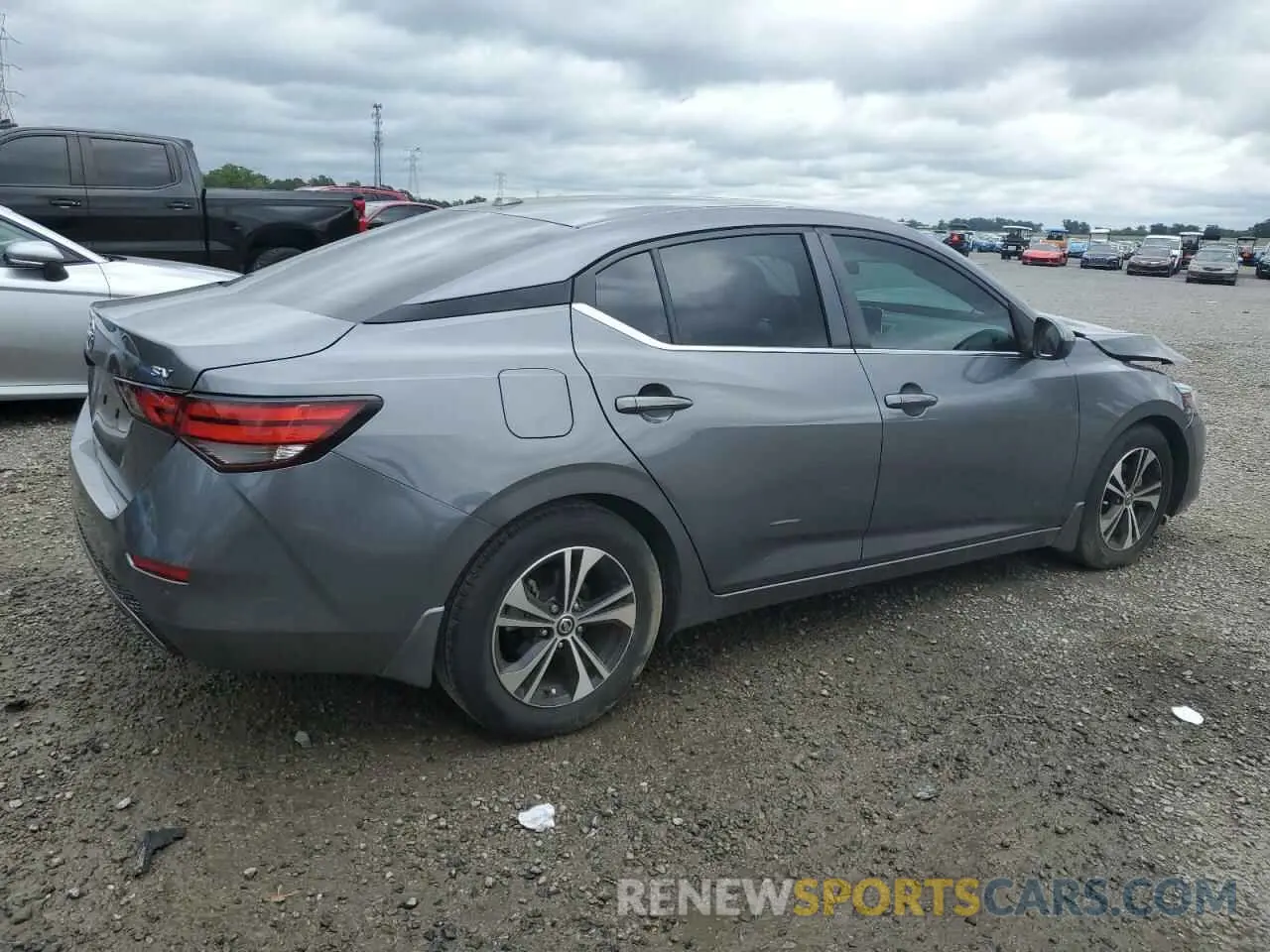 3 Photograph of a damaged car 3N1AB8CV8MY303367 NISSAN SENTRA 2021