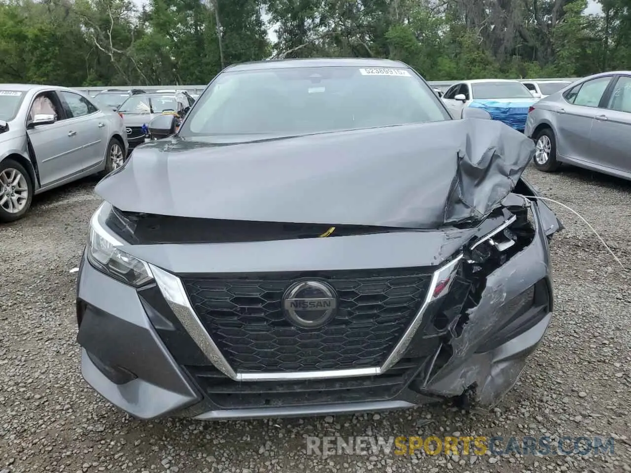 5 Photograph of a damaged car 3N1AB8CV8MY303367 NISSAN SENTRA 2021