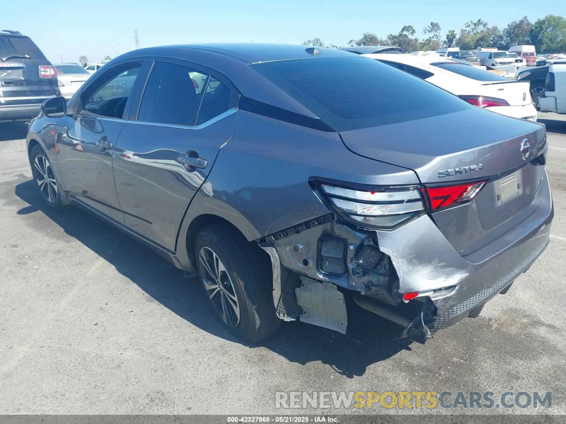 3 Photograph of a damaged car 3N1AB8CV8MY307712 NISSAN SENTRA 2021