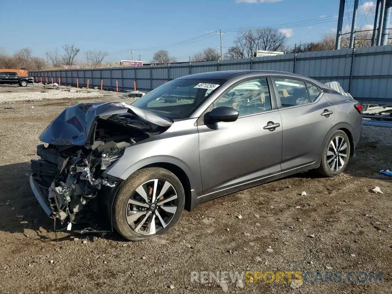 1 Photograph of a damaged car 3N1AB8CV8MY314465 NISSAN SENTRA 2021