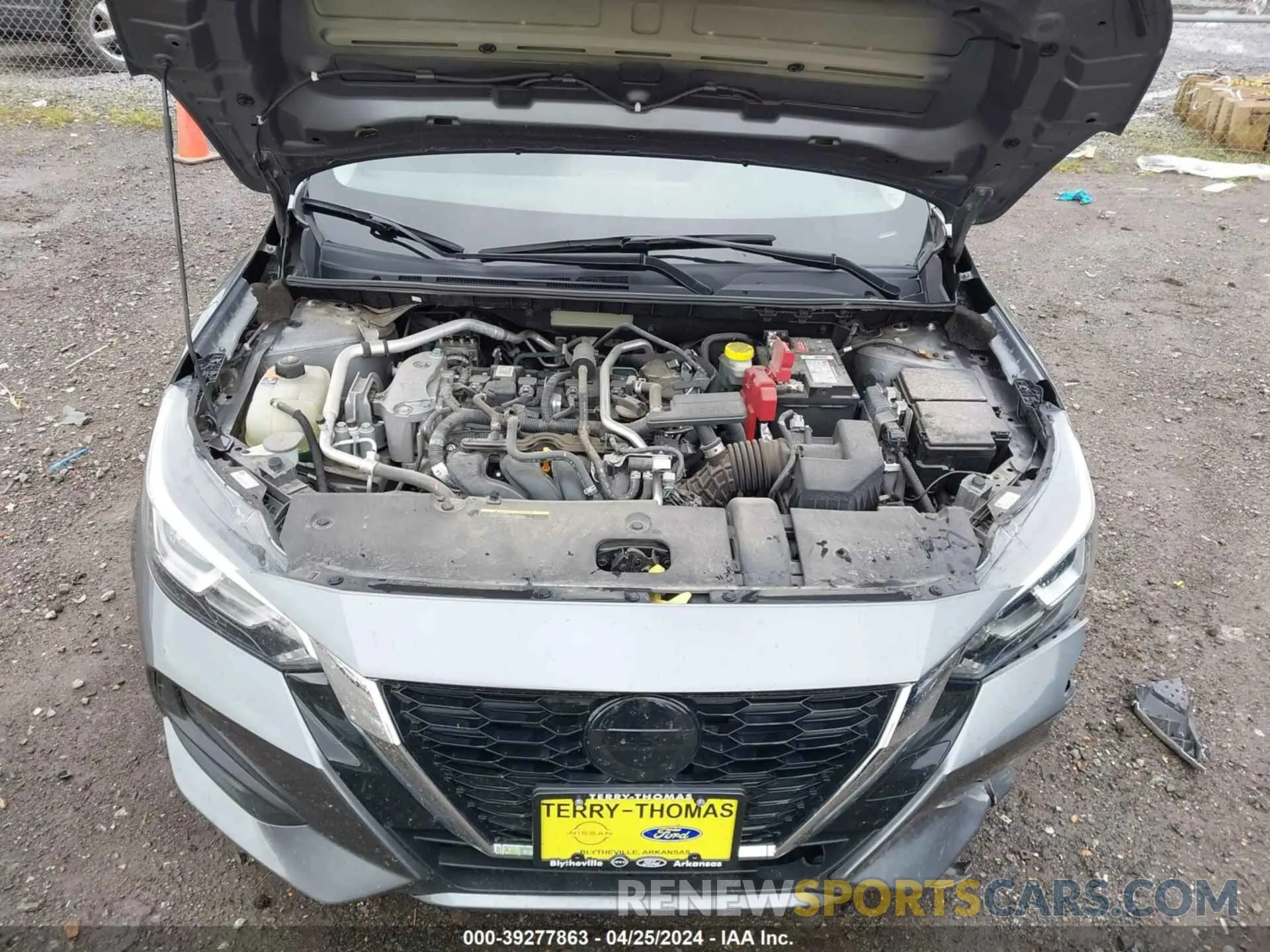 10 Photograph of a damaged car 3N1AB8CV8MY317883 NISSAN SENTRA 2021