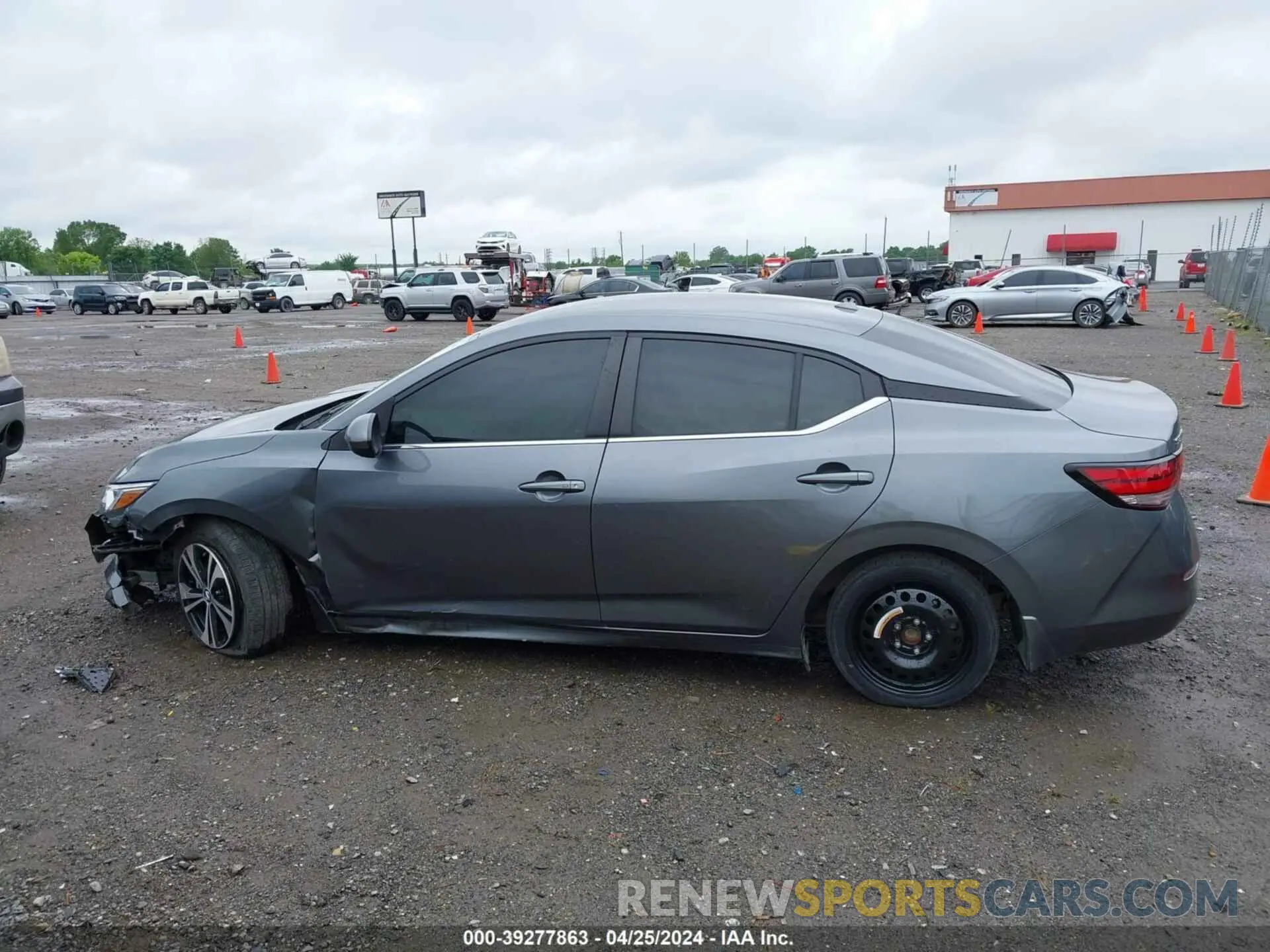 13 Photograph of a damaged car 3N1AB8CV8MY317883 NISSAN SENTRA 2021