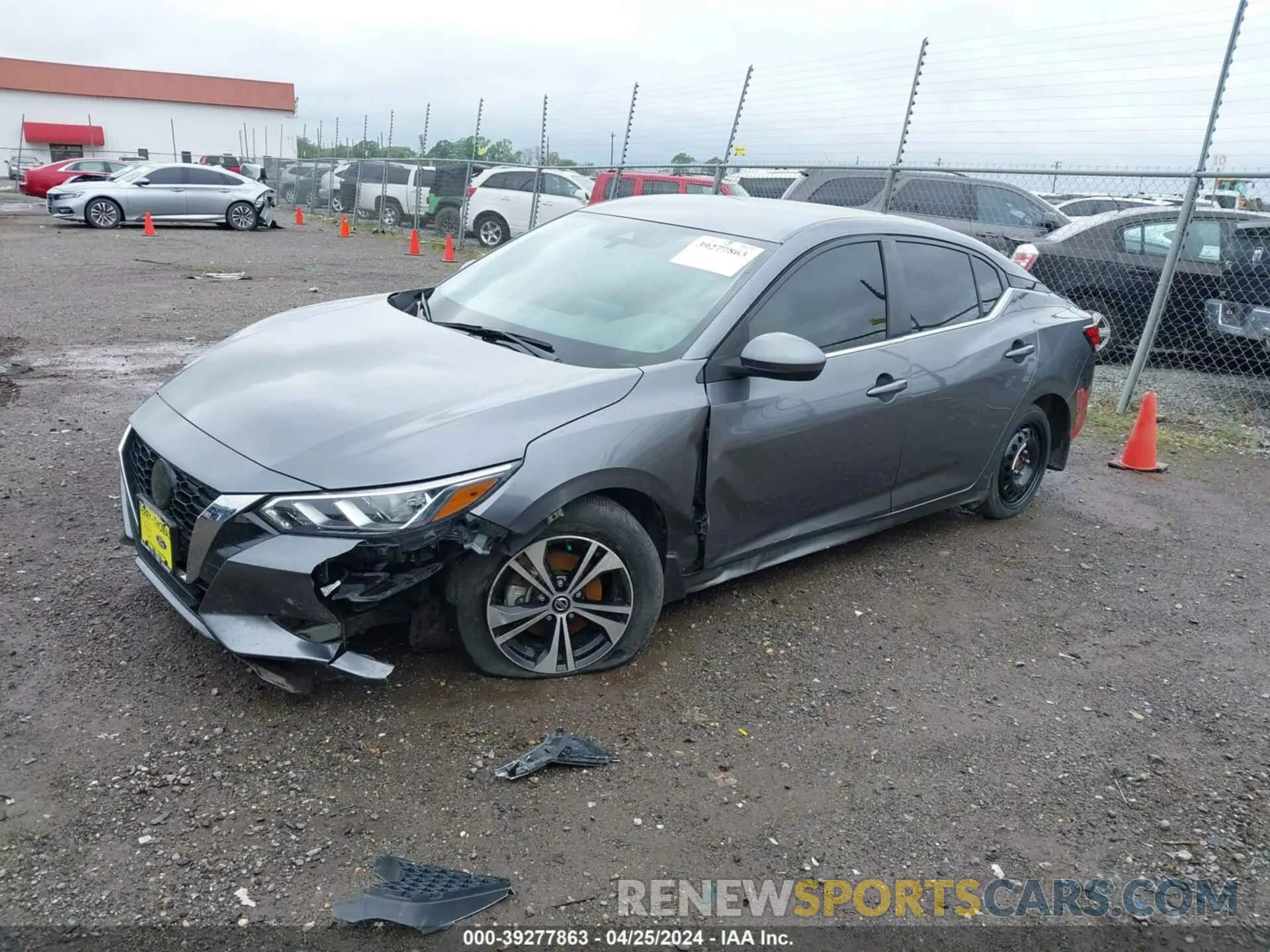 2 Photograph of a damaged car 3N1AB8CV8MY317883 NISSAN SENTRA 2021