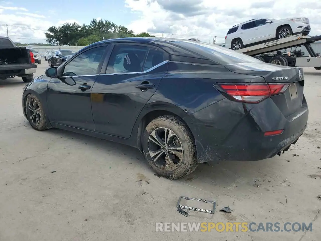 2 Photograph of a damaged car 3N1AB8CV8MY329726 NISSAN SENTRA 2021