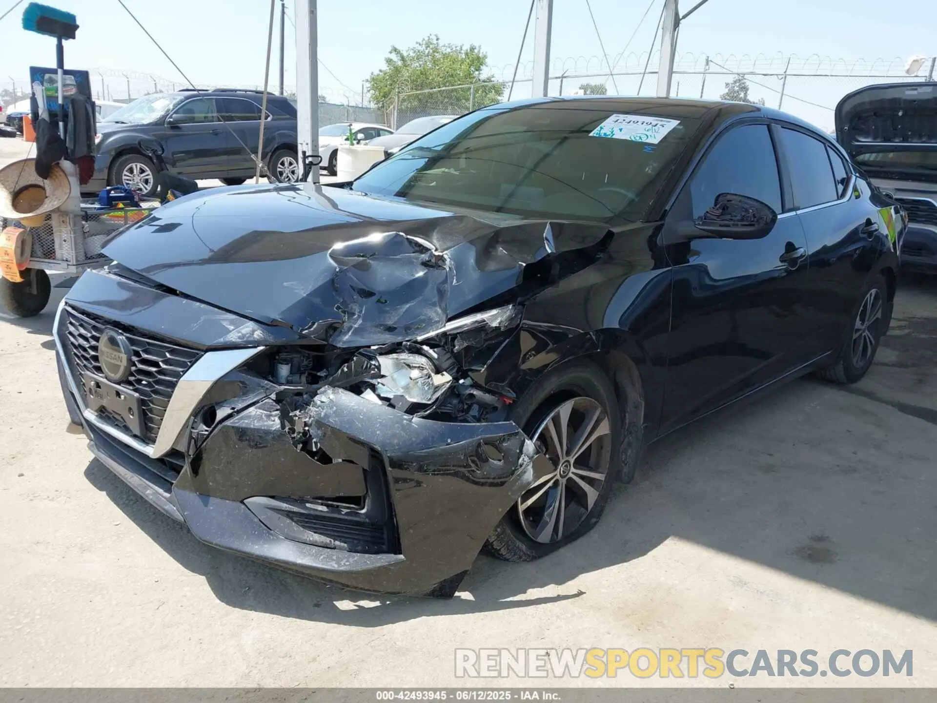 2 Photograph of a damaged car 3N1AB8CV9MY202130 NISSAN SENTRA 2021