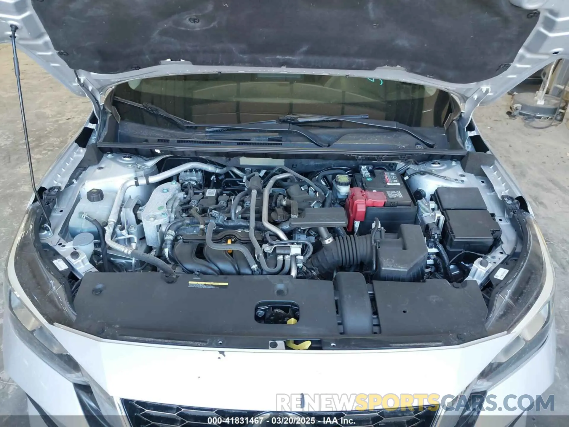 10 Photograph of a damaged car 3N1AB8CV9MY208719 NISSAN SENTRA 2021