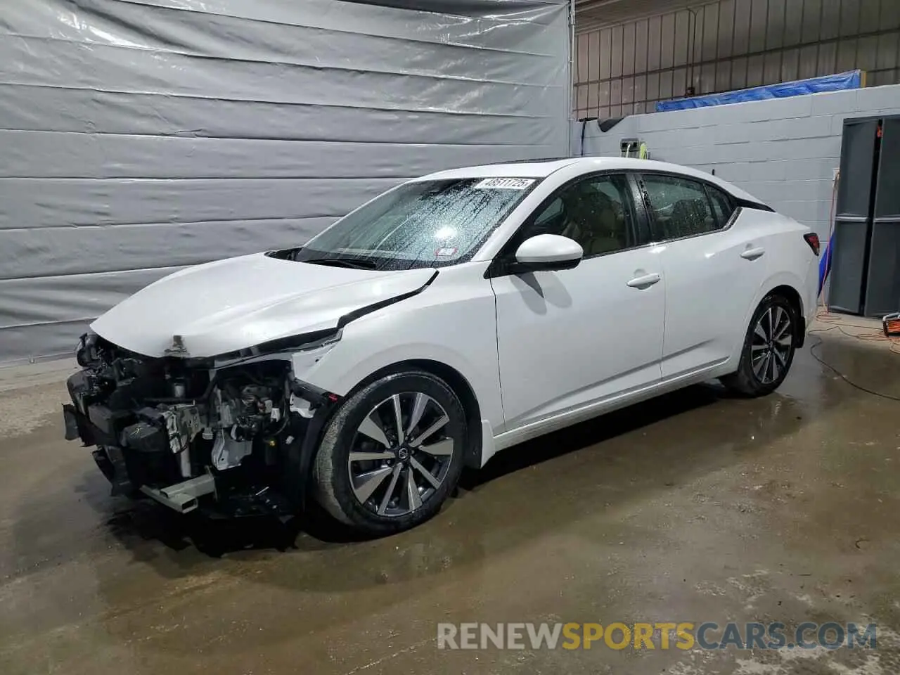 1 Photograph of a damaged car 3N1AB8CV9MY215282 NISSAN SENTRA 2021