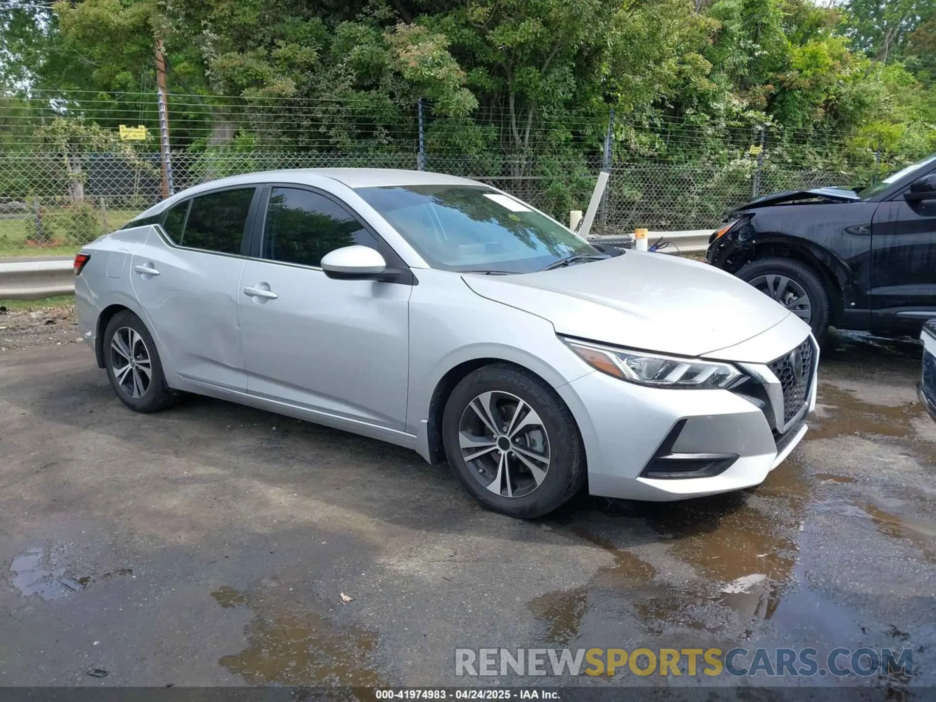 1 Photograph of a damaged car 3N1AB8CV9MY217663 NISSAN SENTRA 2021