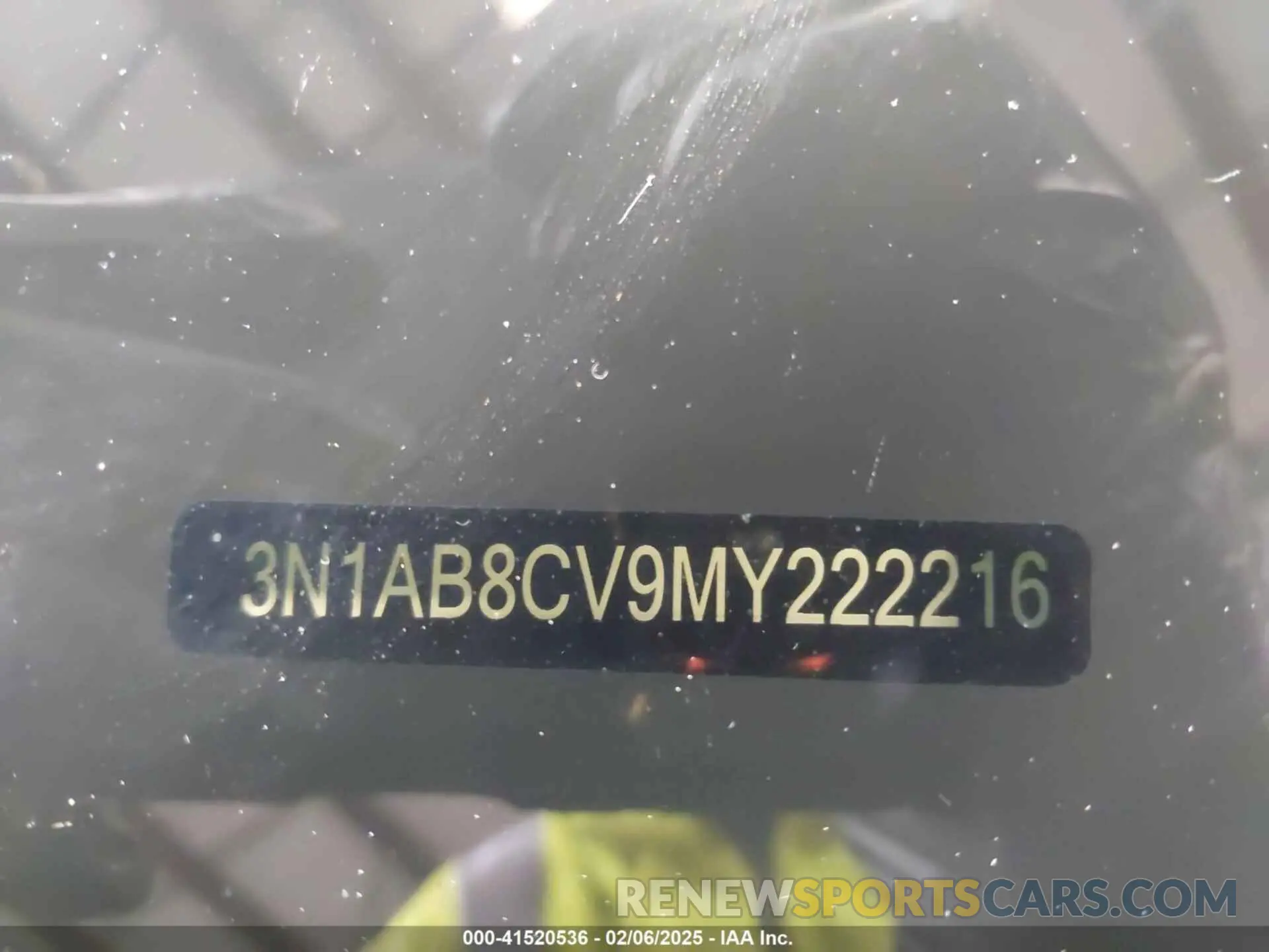 17 Photograph of a damaged car 3N1AB8CV9MY222216 NISSAN SENTRA 2021