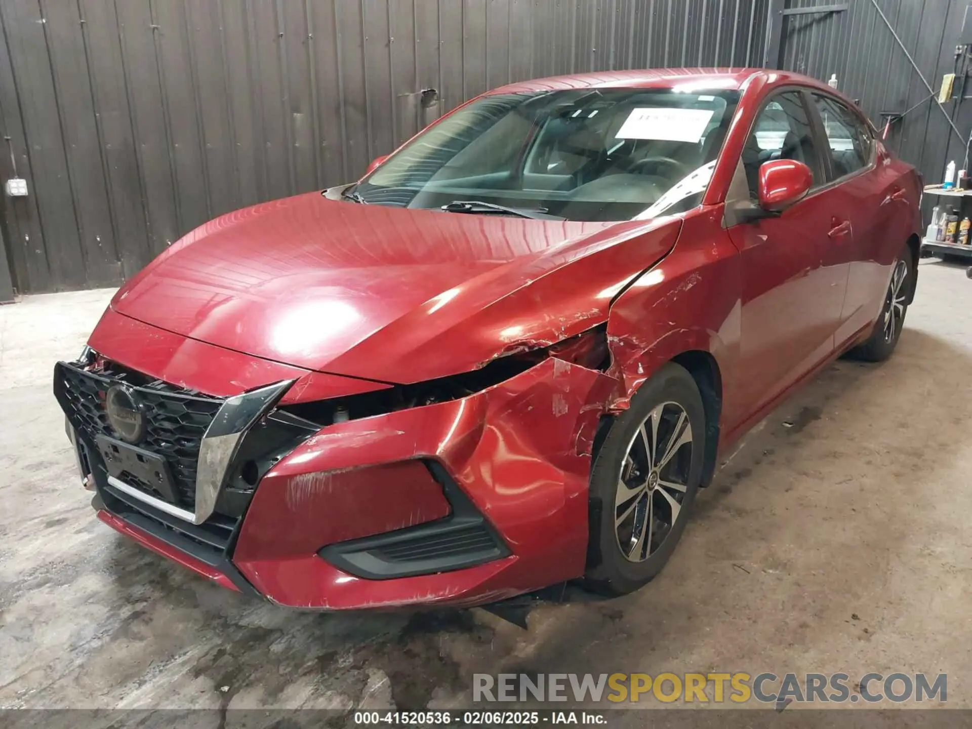 2 Photograph of a damaged car 3N1AB8CV9MY222216 NISSAN SENTRA 2021