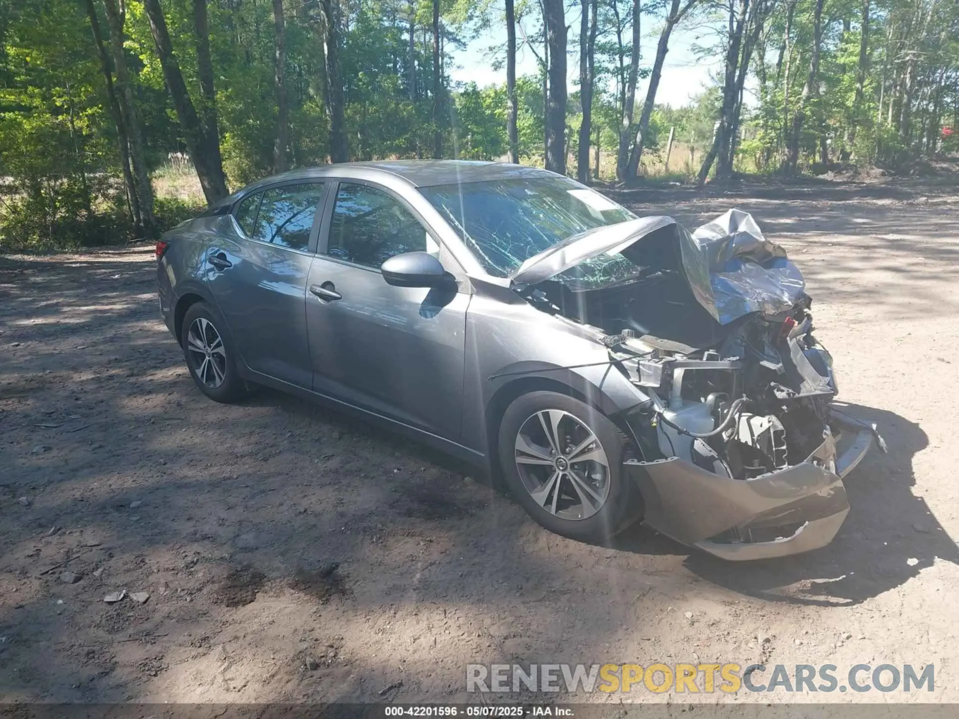 1 Photograph of a damaged car 3N1AB8CV9MY224466 NISSAN SENTRA 2021