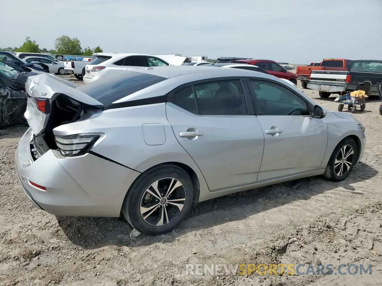 3 Photograph of a damaged car 3N1AB8CV9MY239369 NISSAN SENTRA 2021