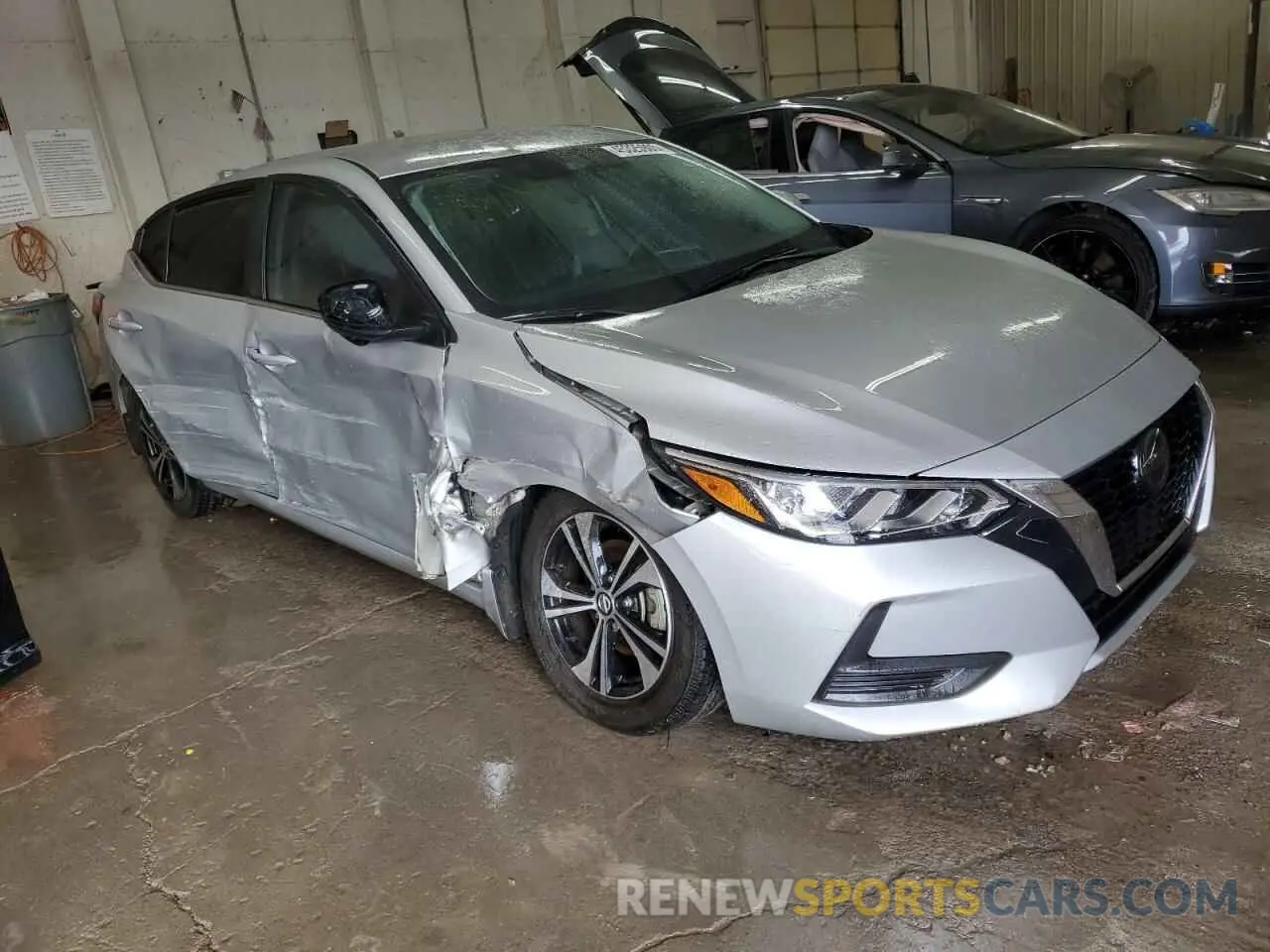 4 Photograph of a damaged car 3N1AB8CV9MY260562 NISSAN SENTRA 2021