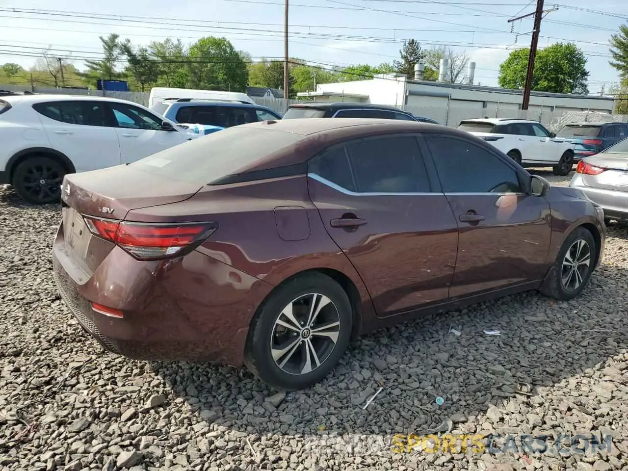 3 Photograph of a damaged car 3N1AB8CV9MY262540 NISSAN SENTRA 2021