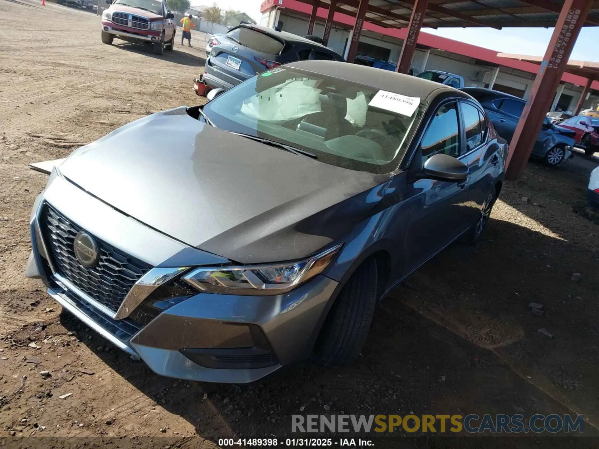 2 Photograph of a damaged car 3N1AB8CV9MY269665 NISSAN SENTRA 2021