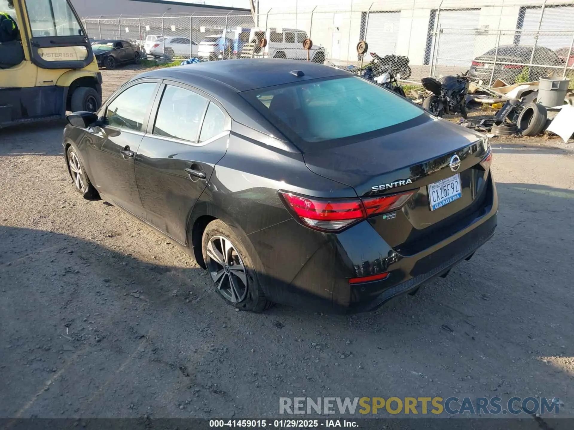 3 Photograph of a damaged car 3N1AB8CV9MY279712 NISSAN SENTRA 2021