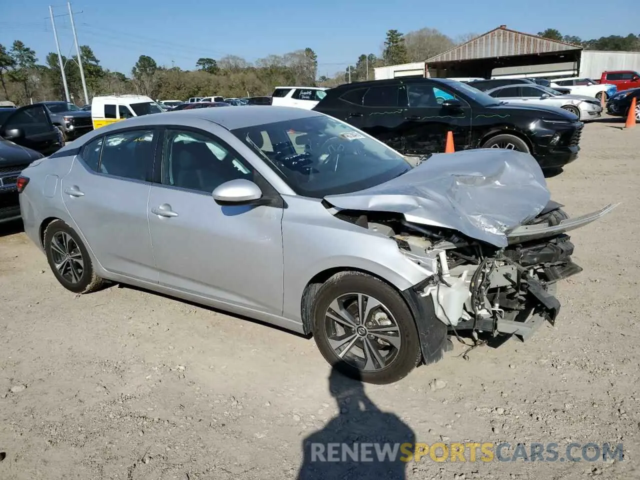 4 Photograph of a damaged car 3N1AB8CV9MY285963 NISSAN SENTRA 2021