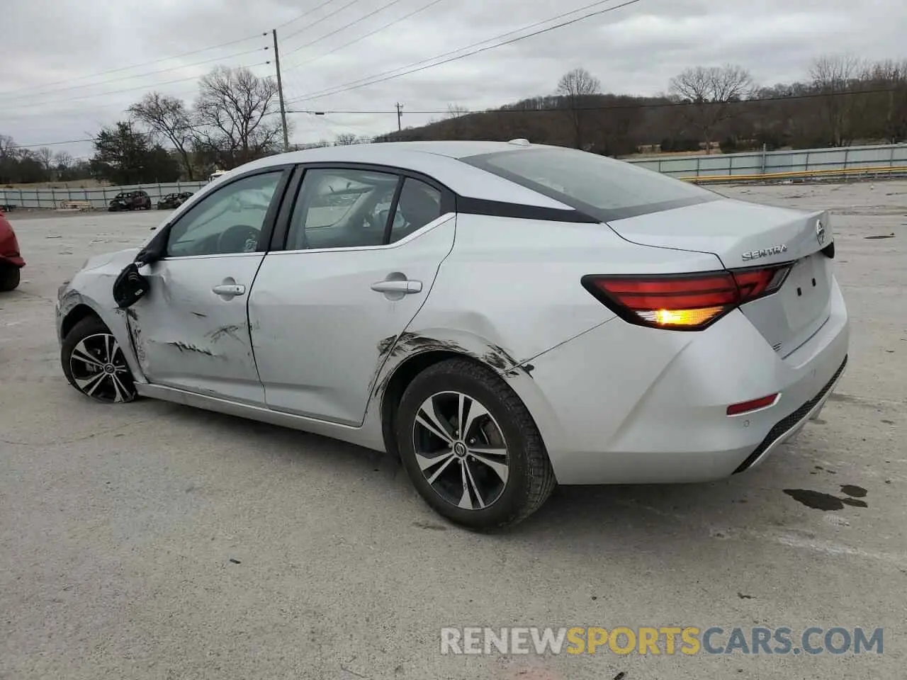 2 Photograph of a damaged car 3N1AB8CV9MY286143 NISSAN SENTRA 2021