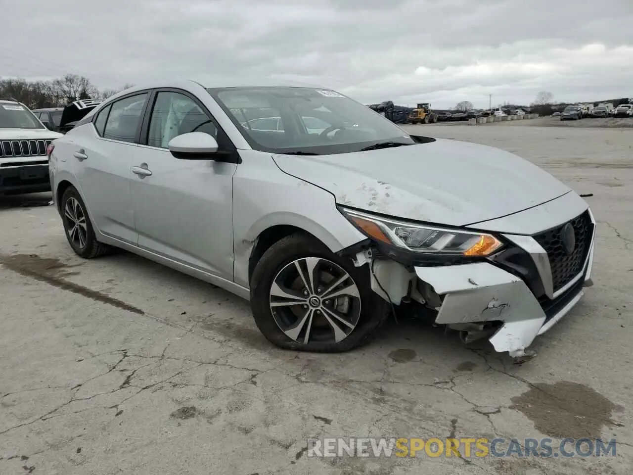 4 Photograph of a damaged car 3N1AB8CV9MY286143 NISSAN SENTRA 2021