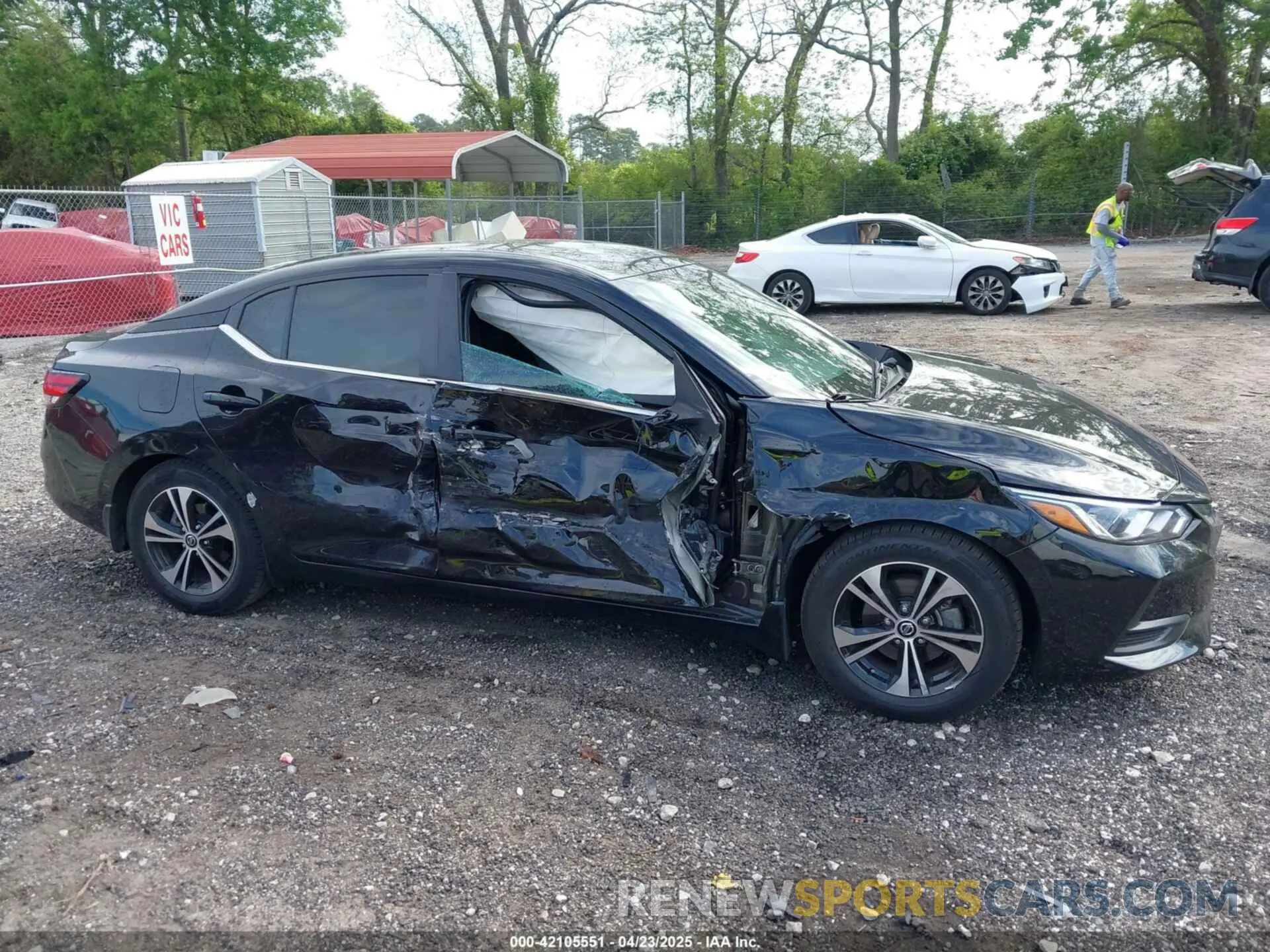 13 Photograph of a damaged car 3N1AB8CV9MY287602 NISSAN SENTRA 2021