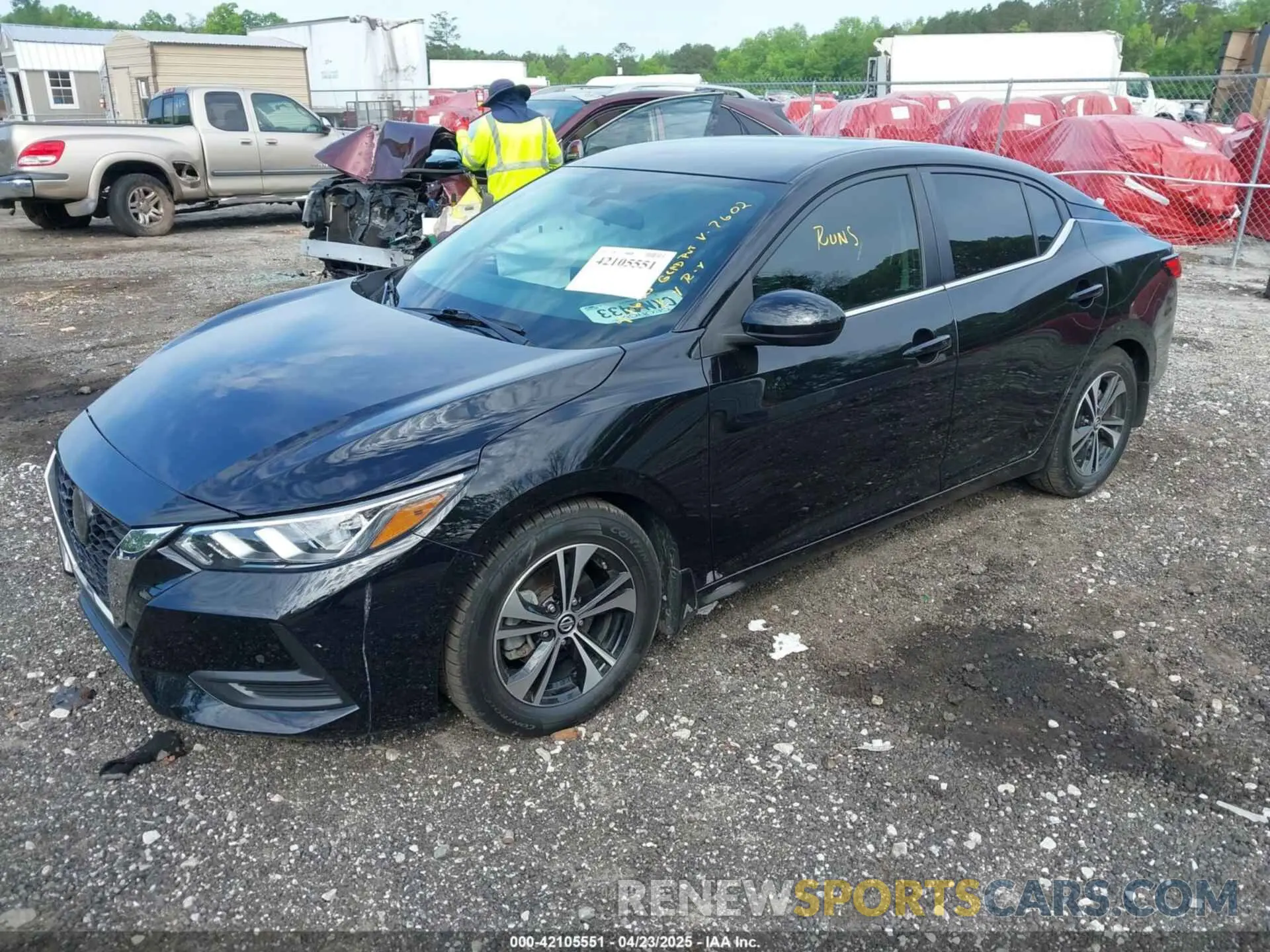 2 Photograph of a damaged car 3N1AB8CV9MY287602 NISSAN SENTRA 2021