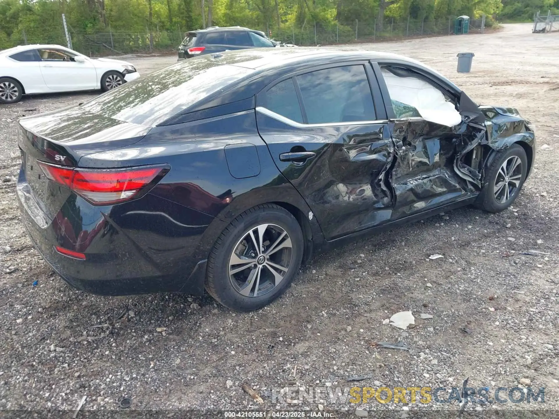 4 Photograph of a damaged car 3N1AB8CV9MY287602 NISSAN SENTRA 2021