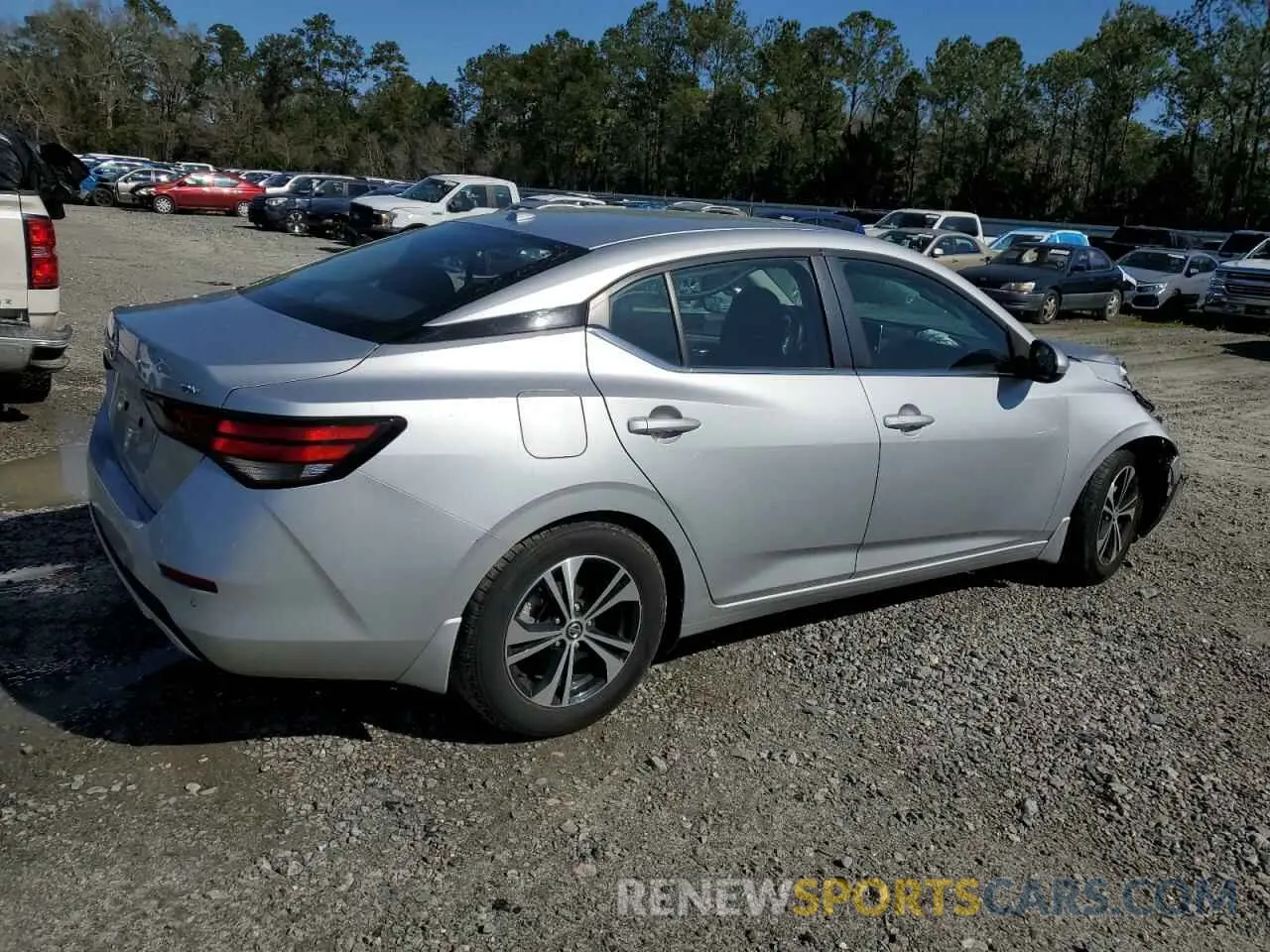 3 Photograph of a damaged car 3N1AB8CV9MY291276 NISSAN SENTRA 2021
