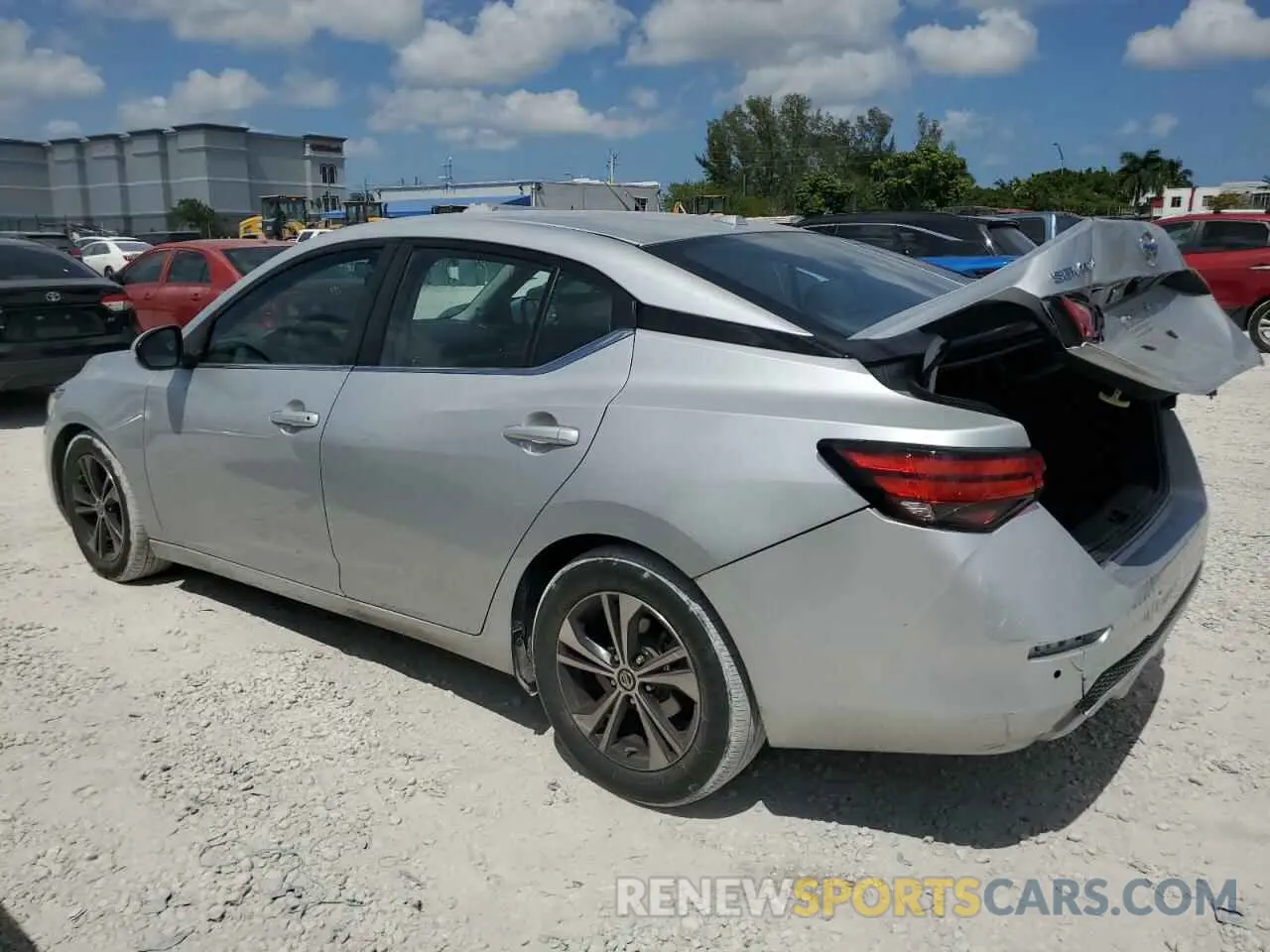 2 Photograph of a damaged car 3N1AB8CV9MY304690 NISSAN SENTRA 2021
