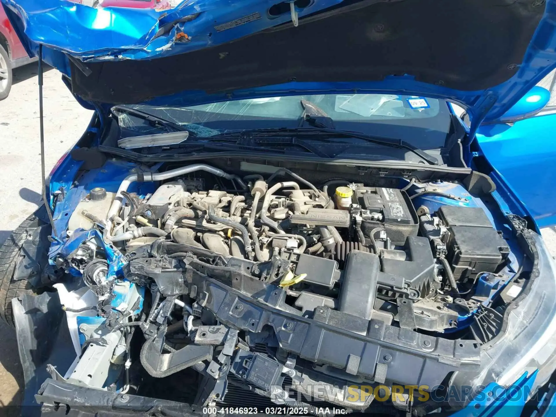 10 Photograph of a damaged car 3N1AB8CV9MY318282 NISSAN SENTRA 2021