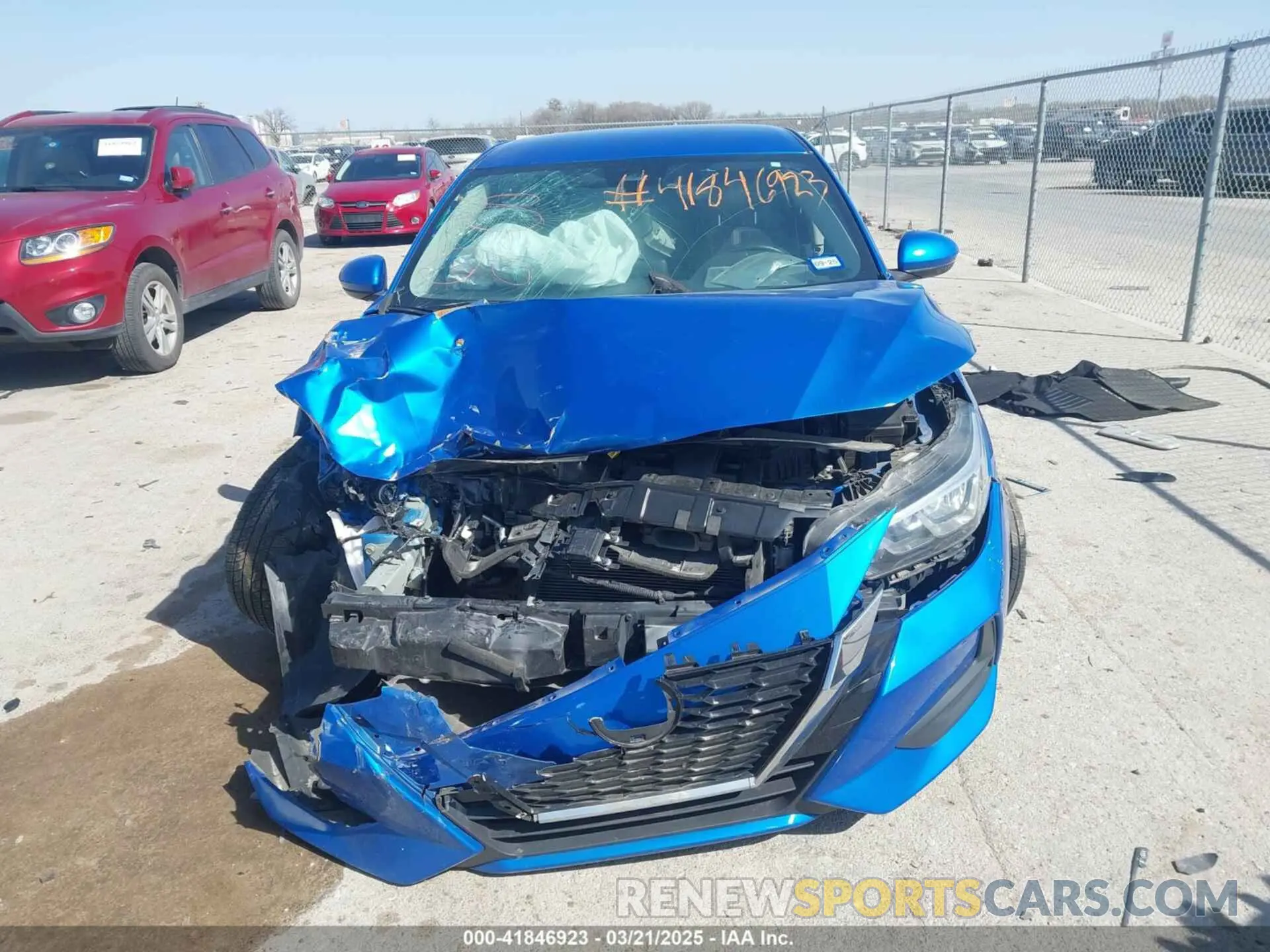 12 Photograph of a damaged car 3N1AB8CV9MY318282 NISSAN SENTRA 2021