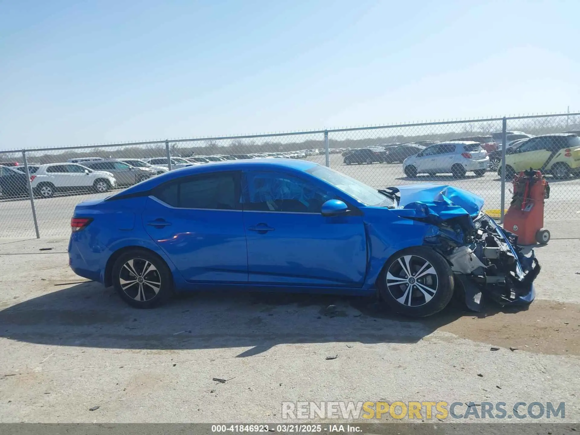 13 Photograph of a damaged car 3N1AB8CV9MY318282 NISSAN SENTRA 2021