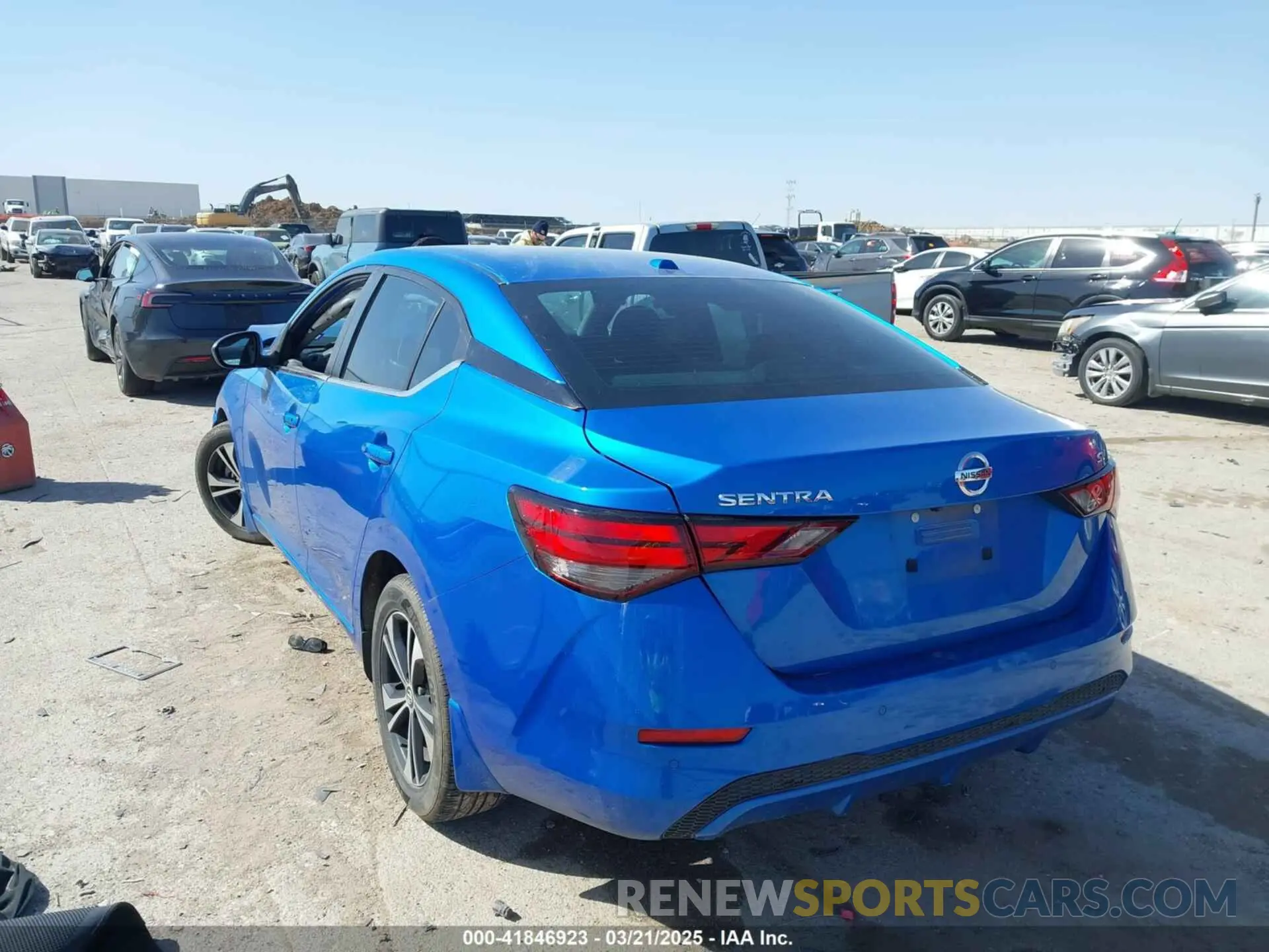 3 Photograph of a damaged car 3N1AB8CV9MY318282 NISSAN SENTRA 2021